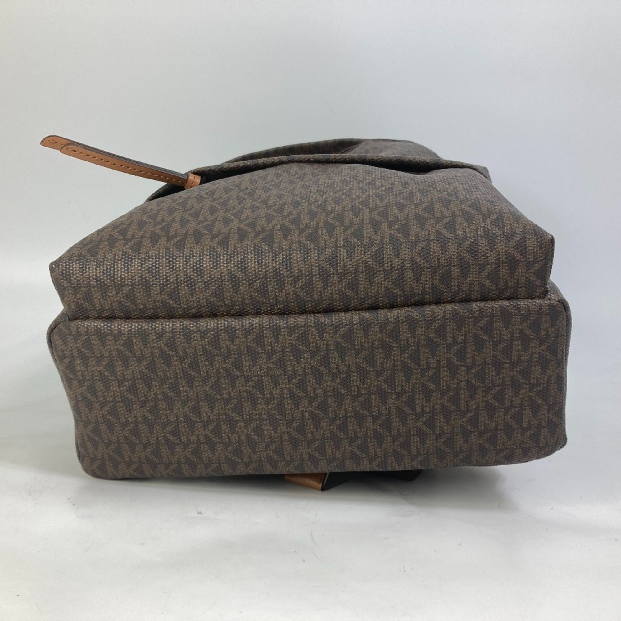 Michael Kors Brown Pvc Leather Backpack (Pre-Owned)