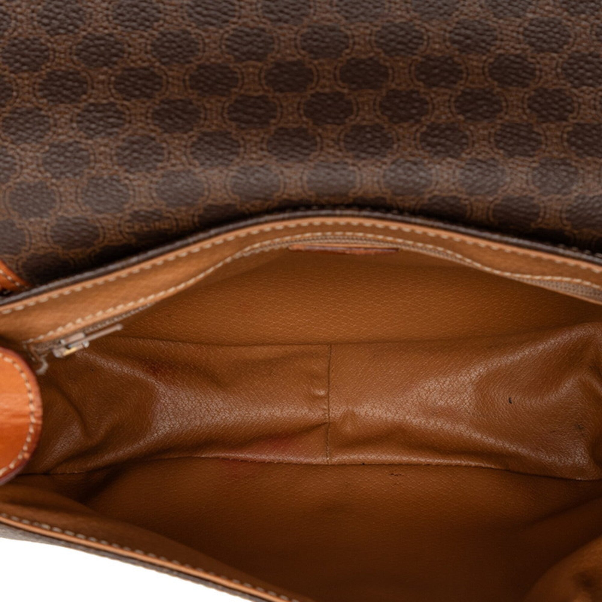 Celine Brown Pvc Leather Shoulder Bag (Pre-Owned)
