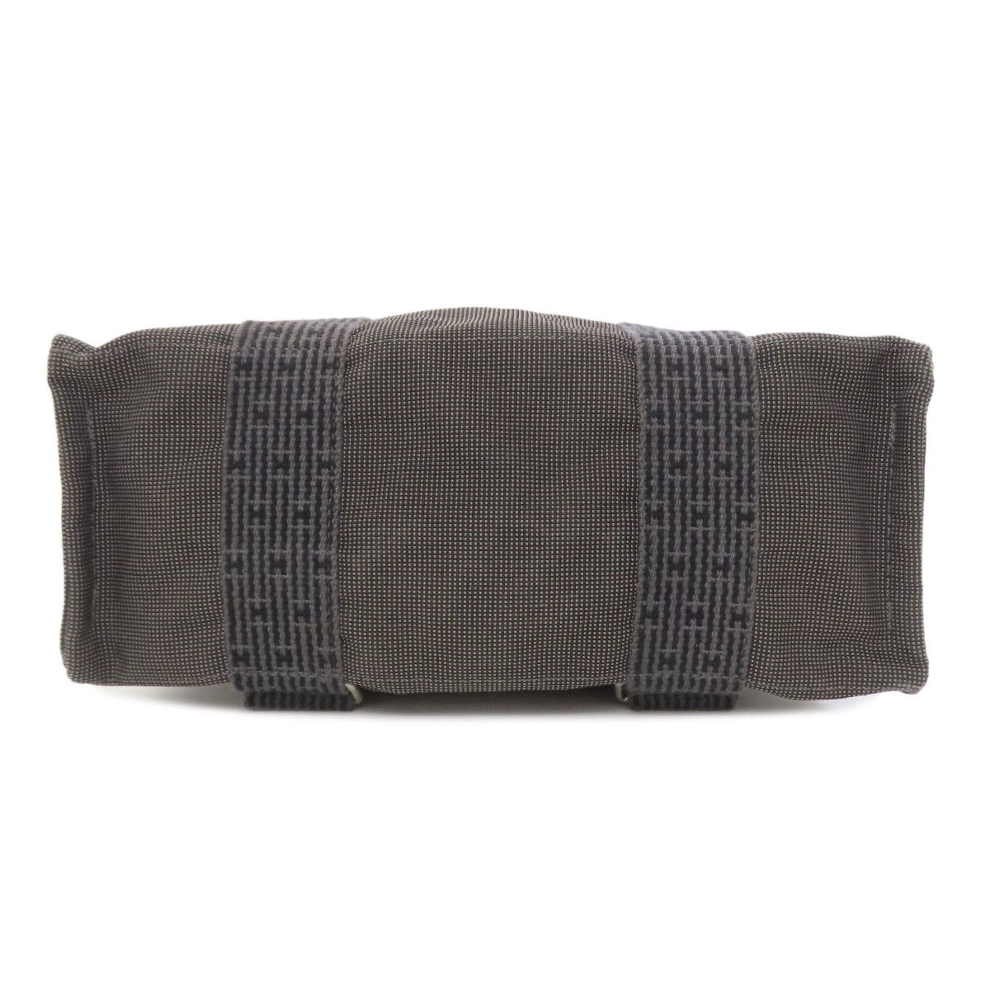 Hermes Gray Canvas Backpack (Pre-Owned)