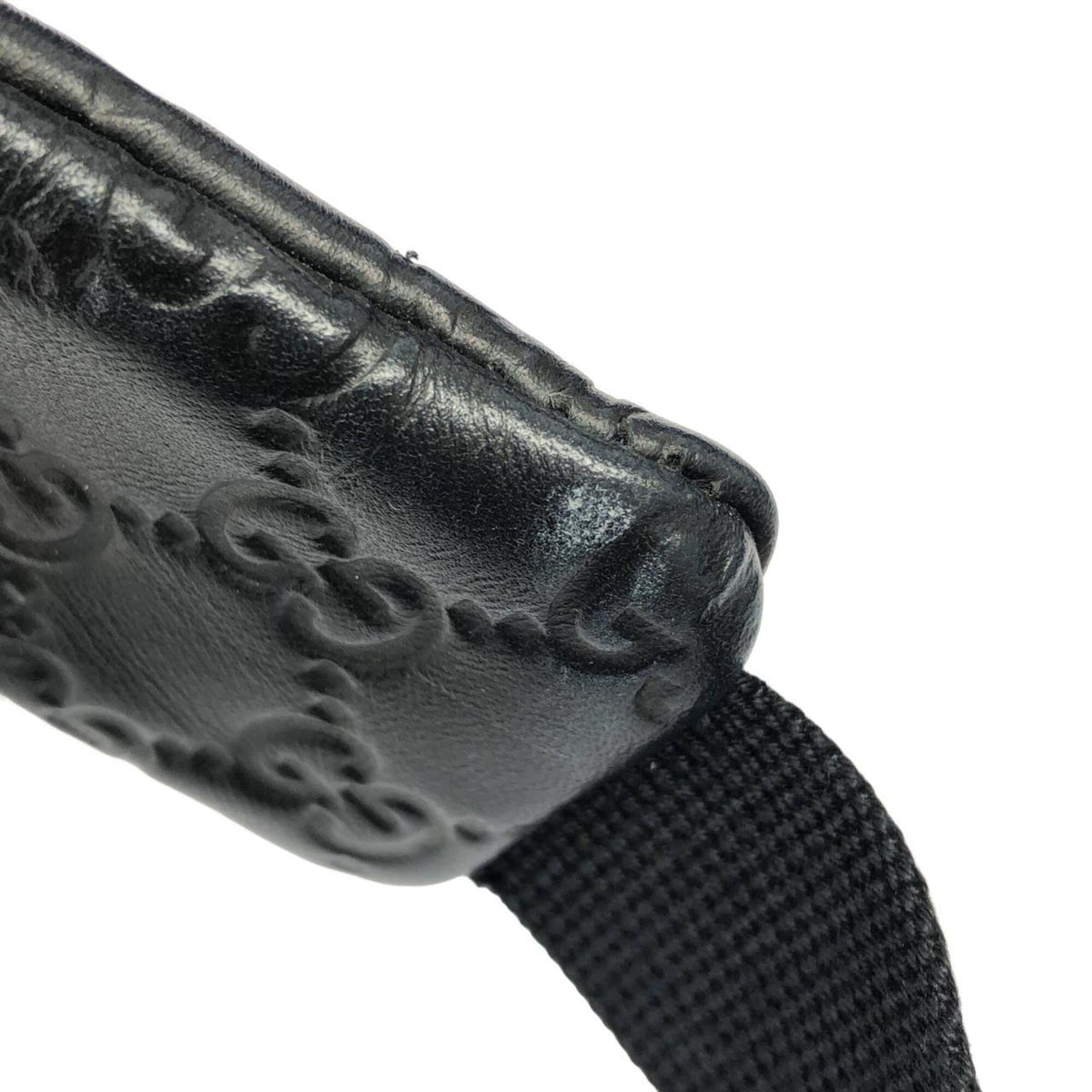 Gucci Black Leather Fanny Pack (Pre-Owned)