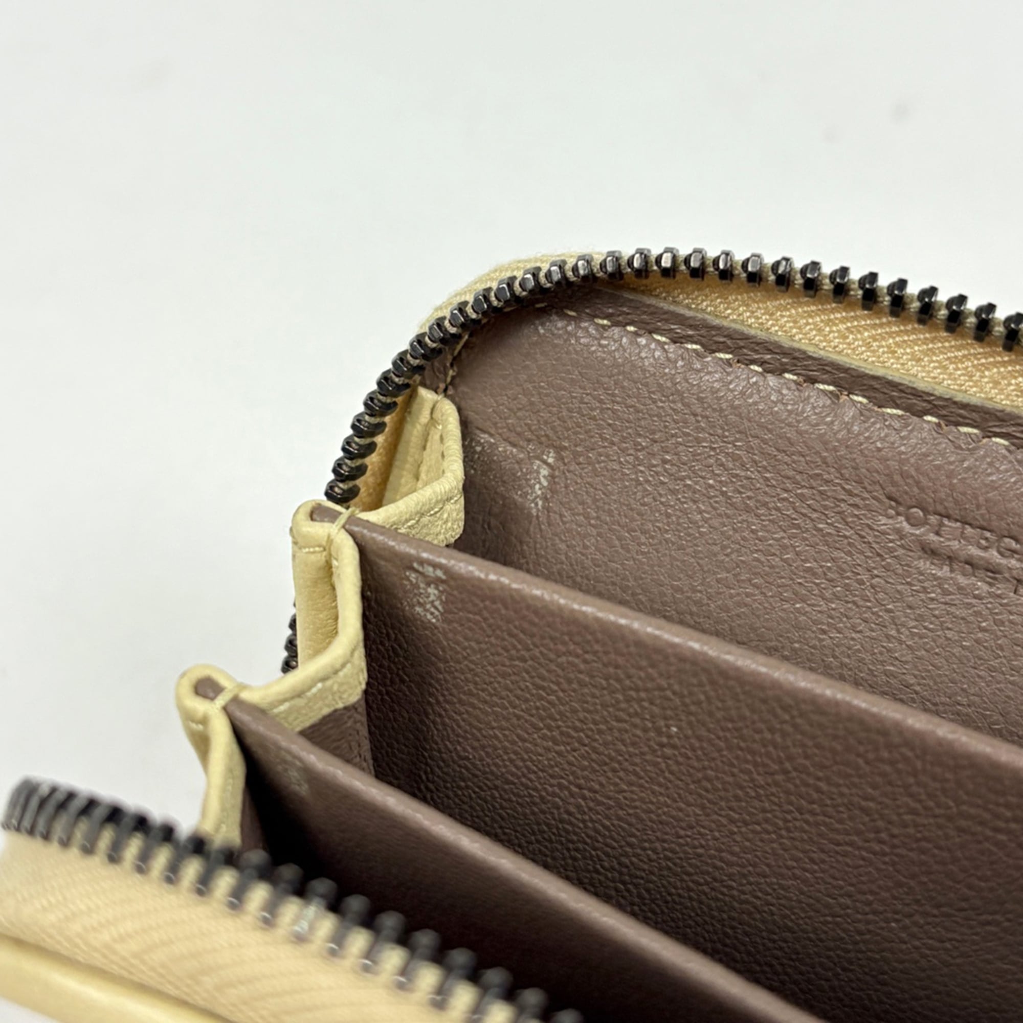 Bottega Veneta Yellow Leather Coin Purse/Coin Case (Pre-Owned)