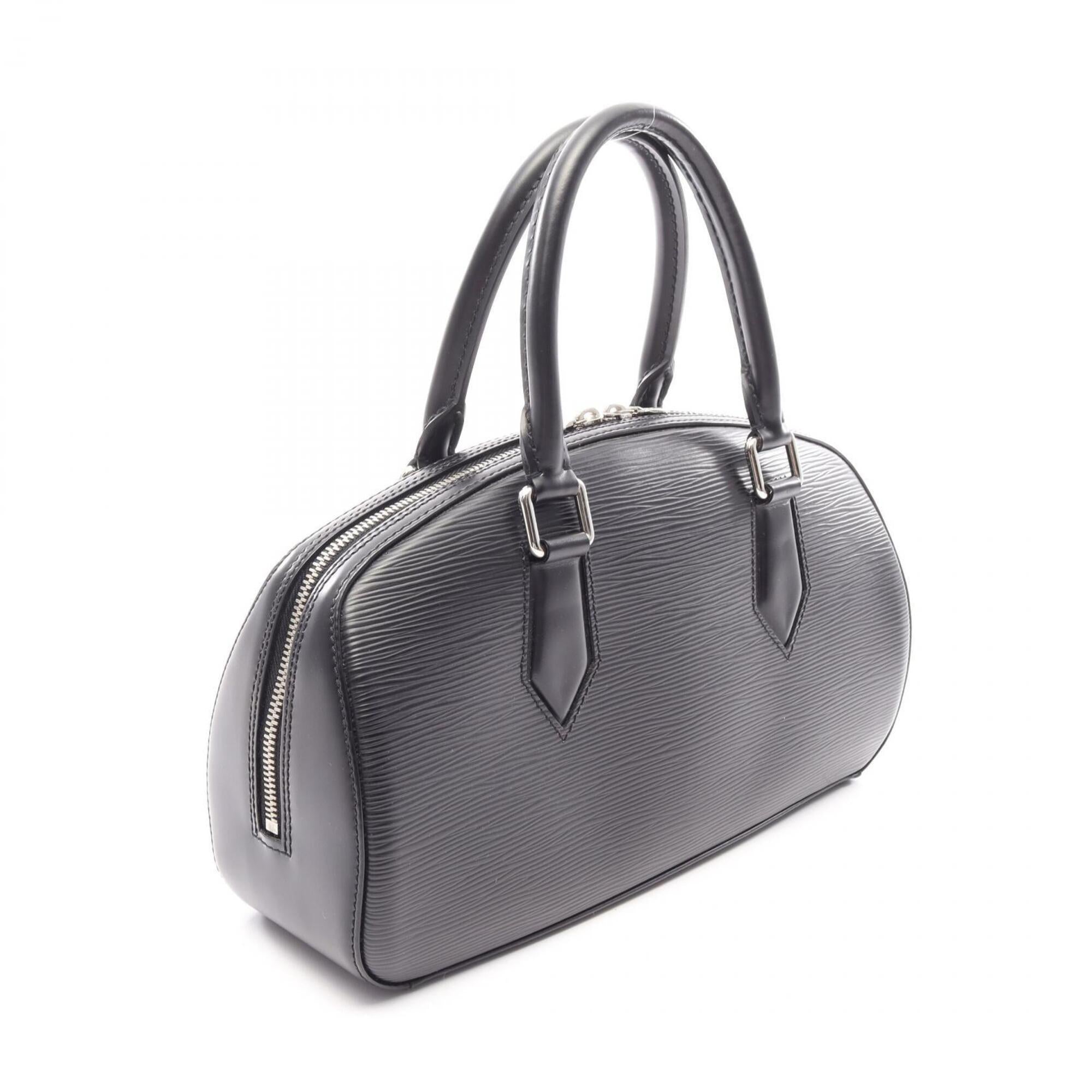 Louis Vuitton Black Leather Handbag (Pre-Owned)