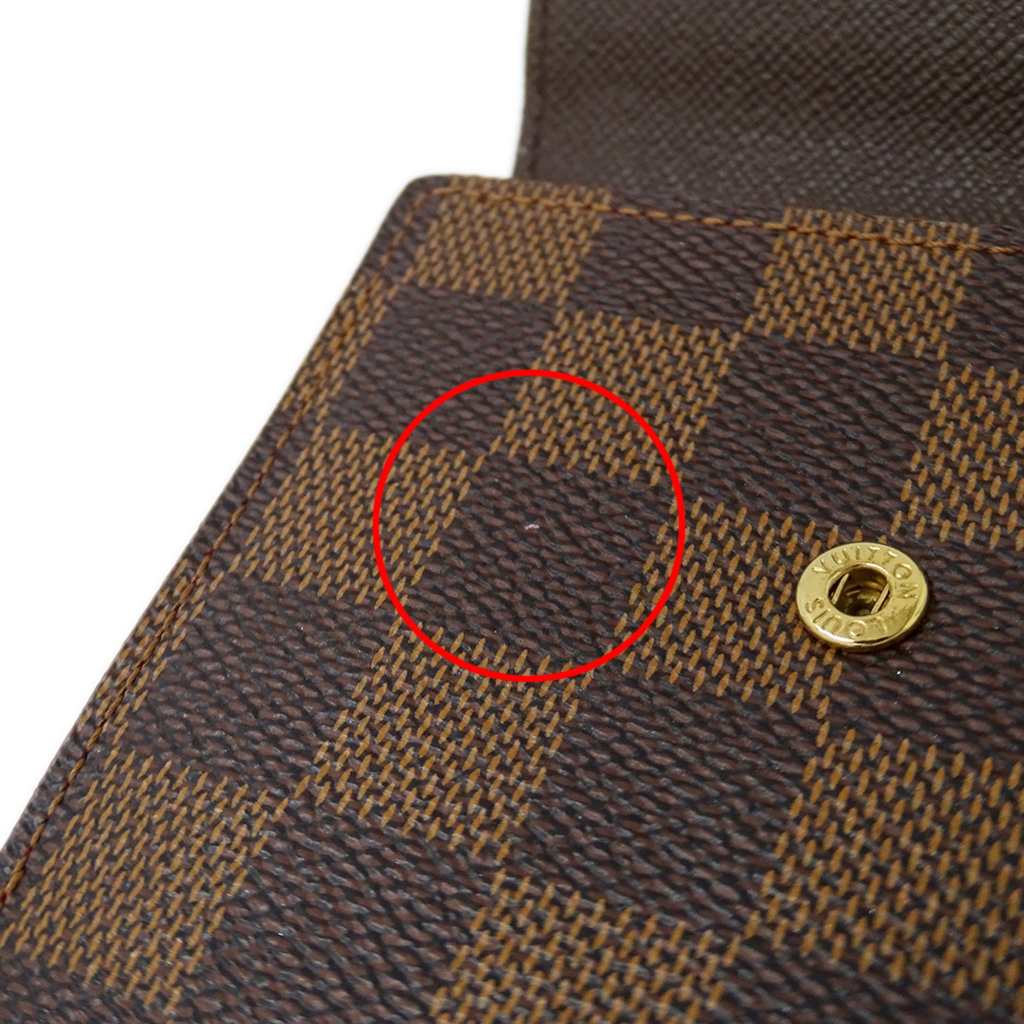 Louis Vuitton Damier Damier Canvas Damier Canvas Wallet (Bi-Fold) (Pre-Owned)