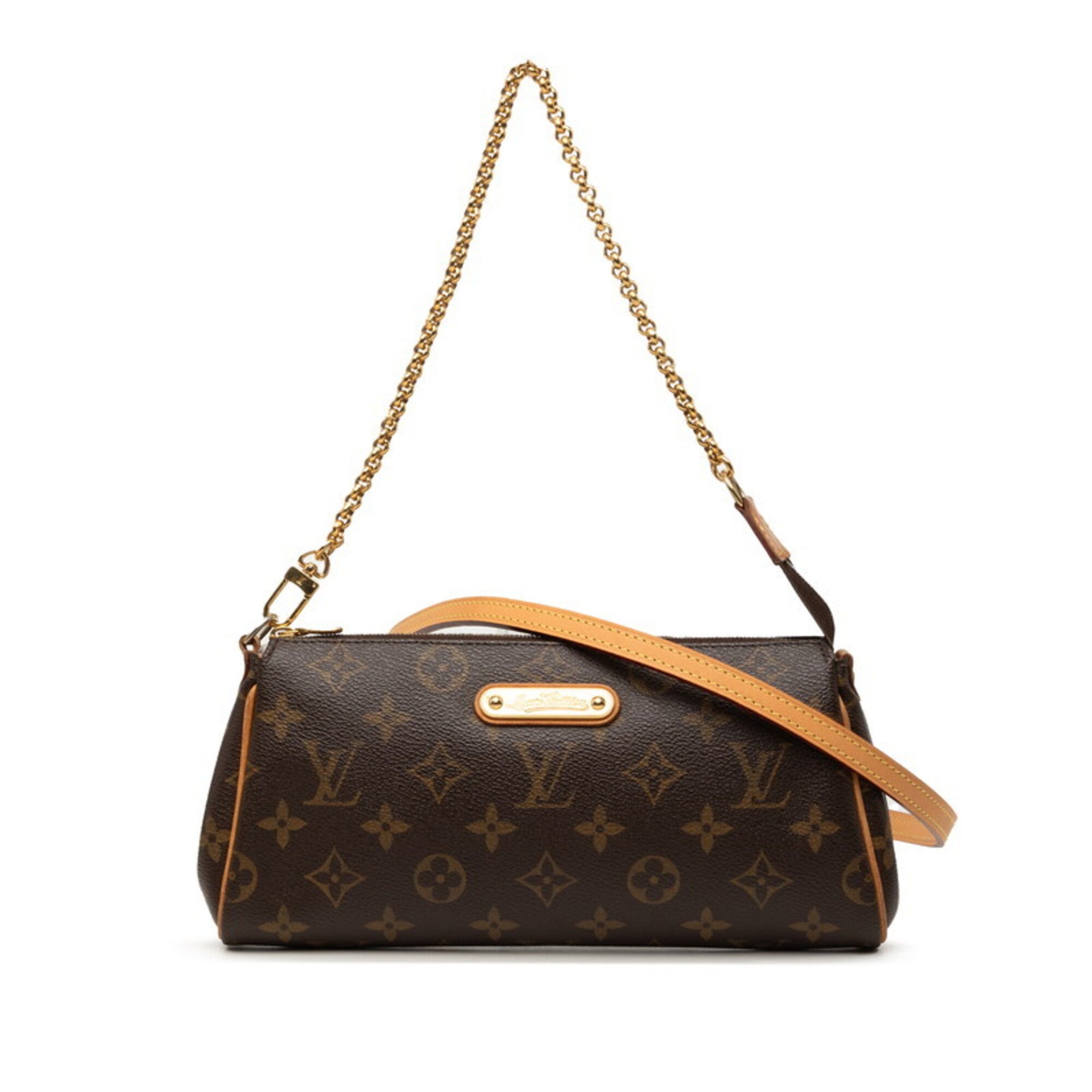 Louis Vuitton Monogram Brown Pvc Leather Handbag Shoulder Bag (Pre-Owned)