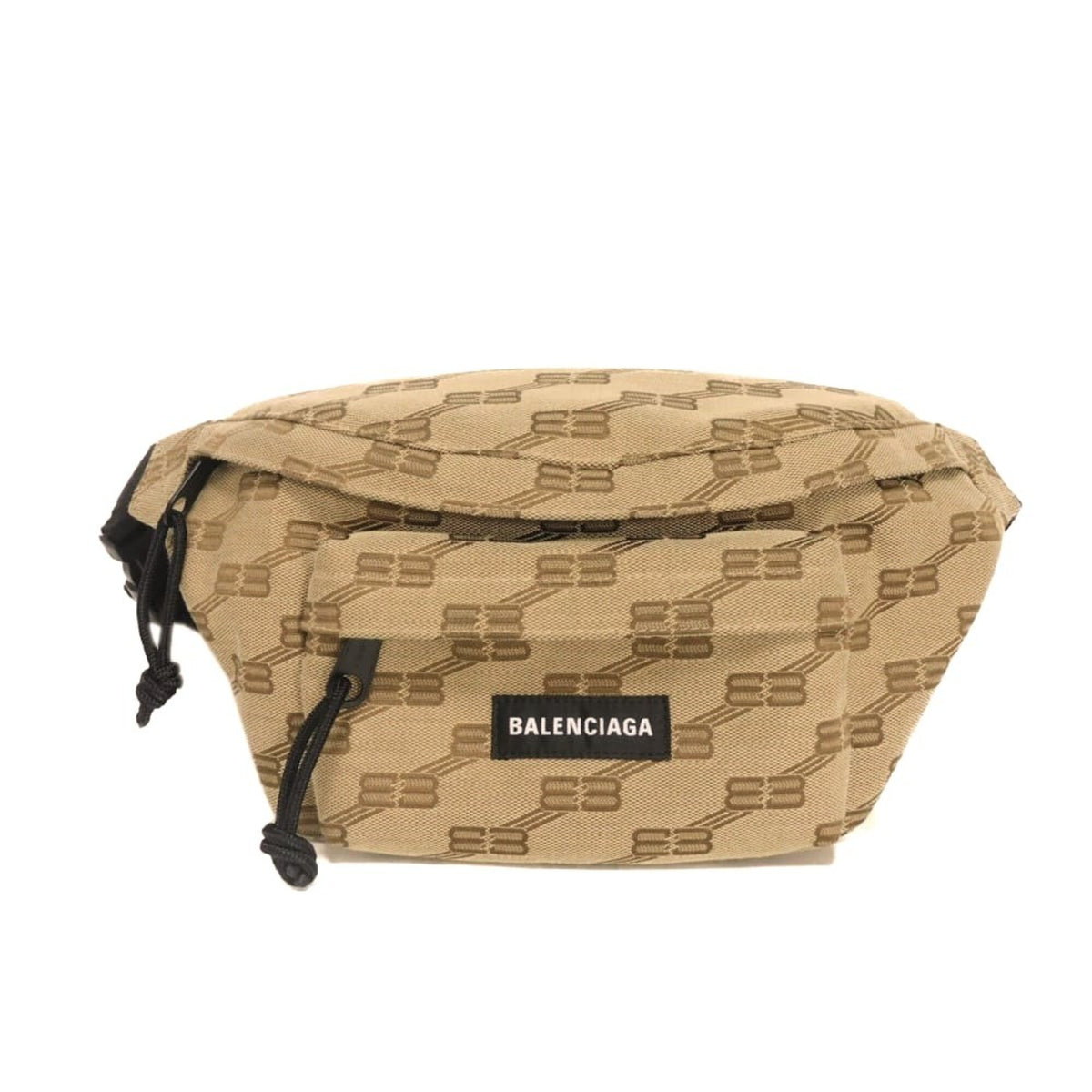 Balenciaga Beige Cotton Canvas Sling Bag (Pre-Owned)