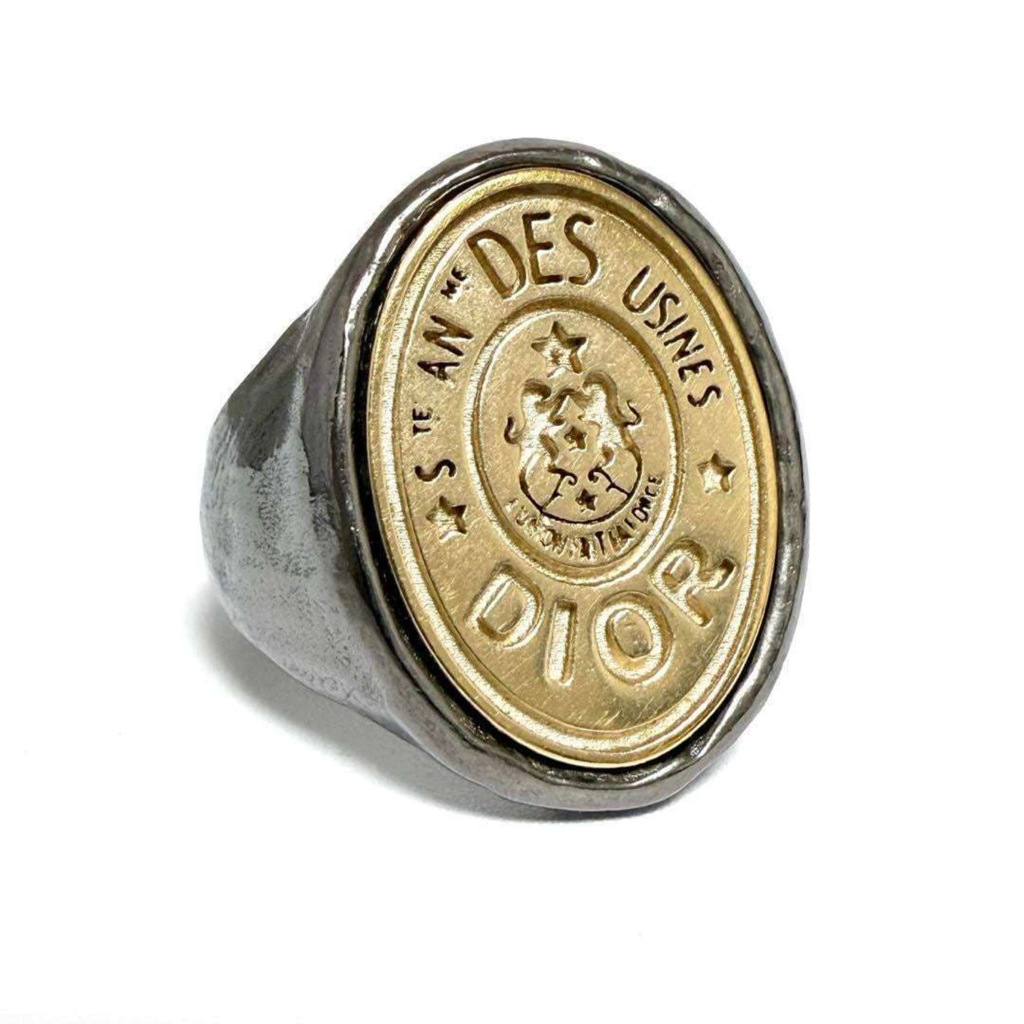 Christian Dior Metal Band Ring (Pre-Owned)