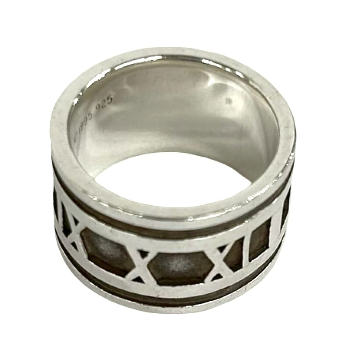 Tiffany Silver Silver 925 Band Ring (Pre-Owned)