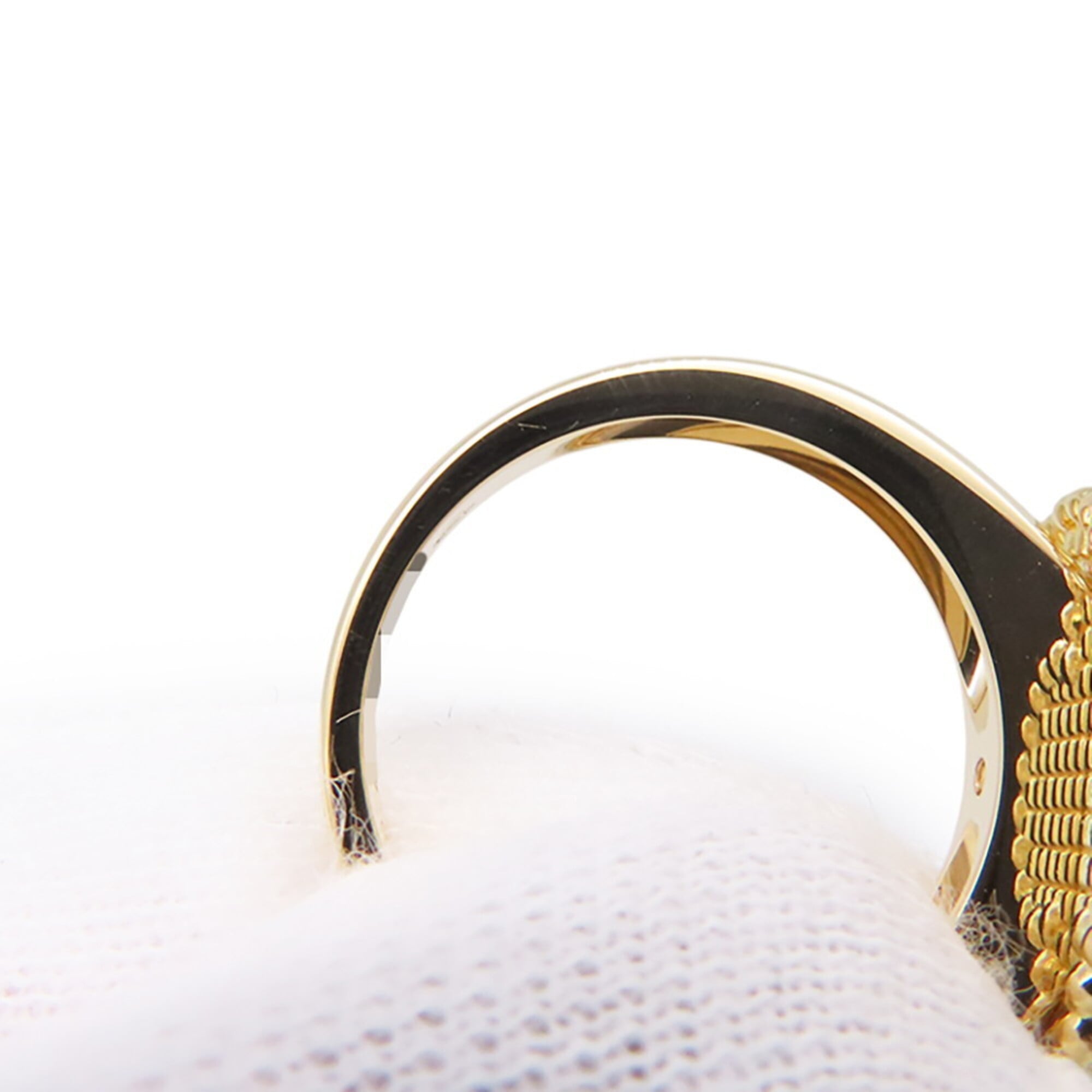 Van Cleef & Arpels Alhambra Yellow Gold (18K) Band Ring (Pre-Owned)