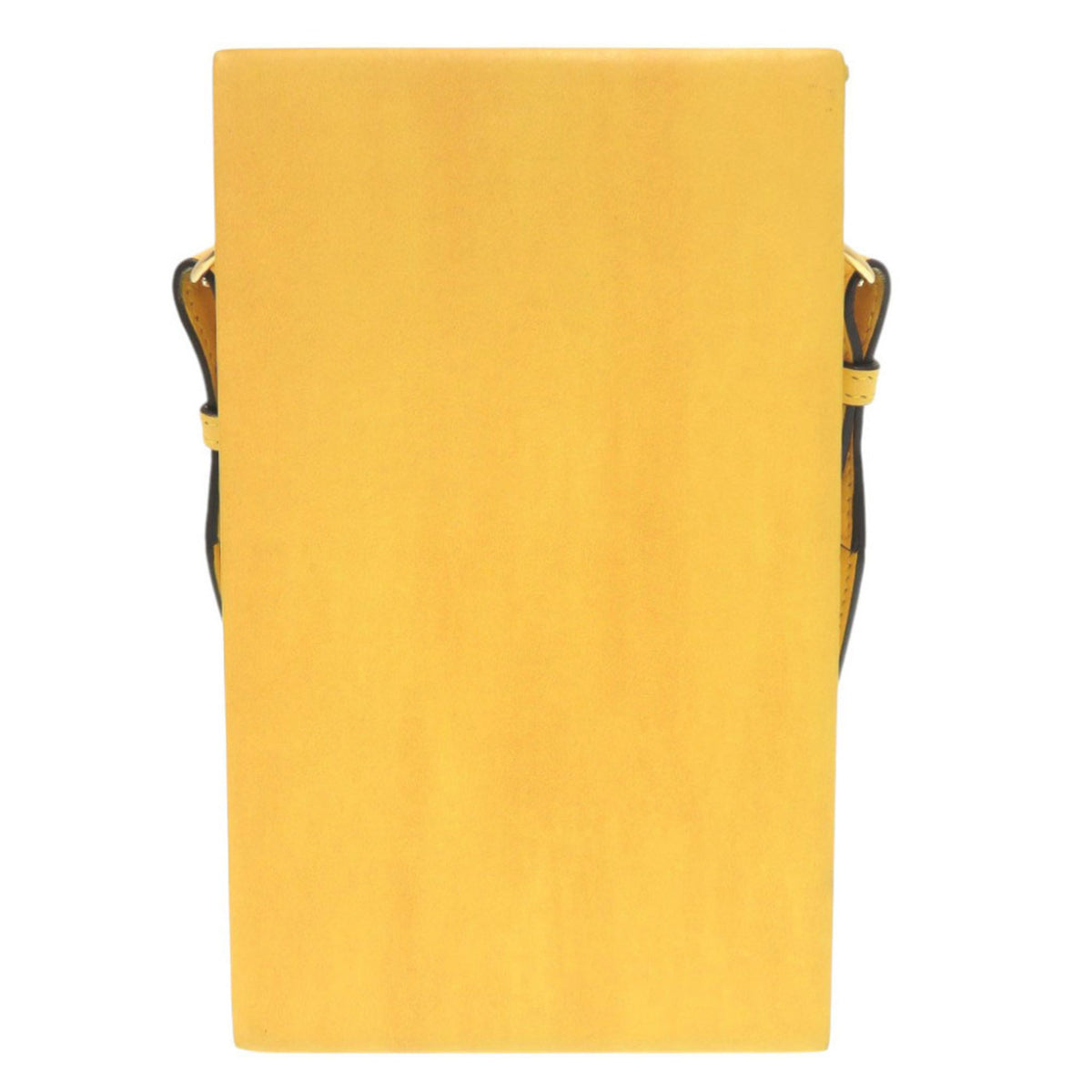 Fendi Yellow Leather Shoulder Bag (Pre-Owned)