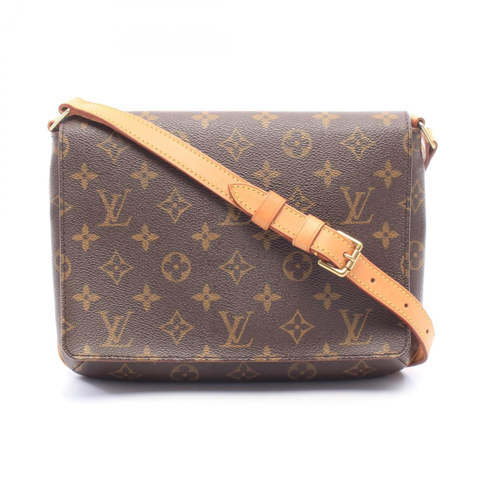 Louis Vuitton Brown Pvc Leather Handbag Shoulder Bag (Pre-Owned)
