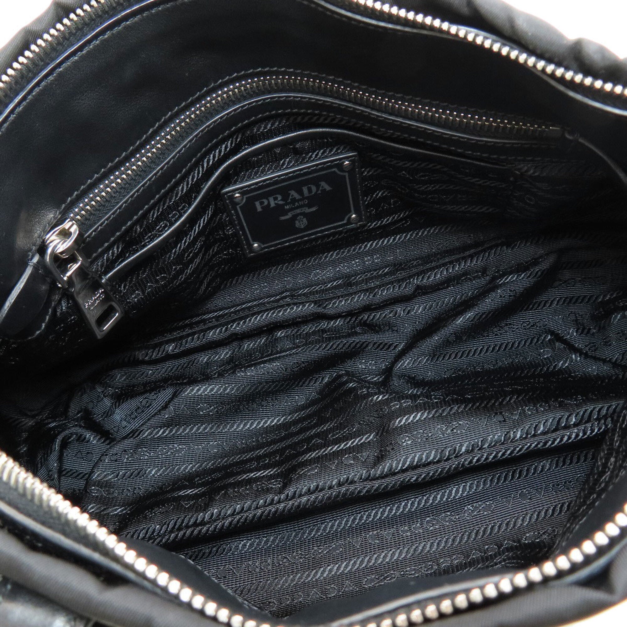 Prada Black Nylon Tote Bag (Pre-Owned)