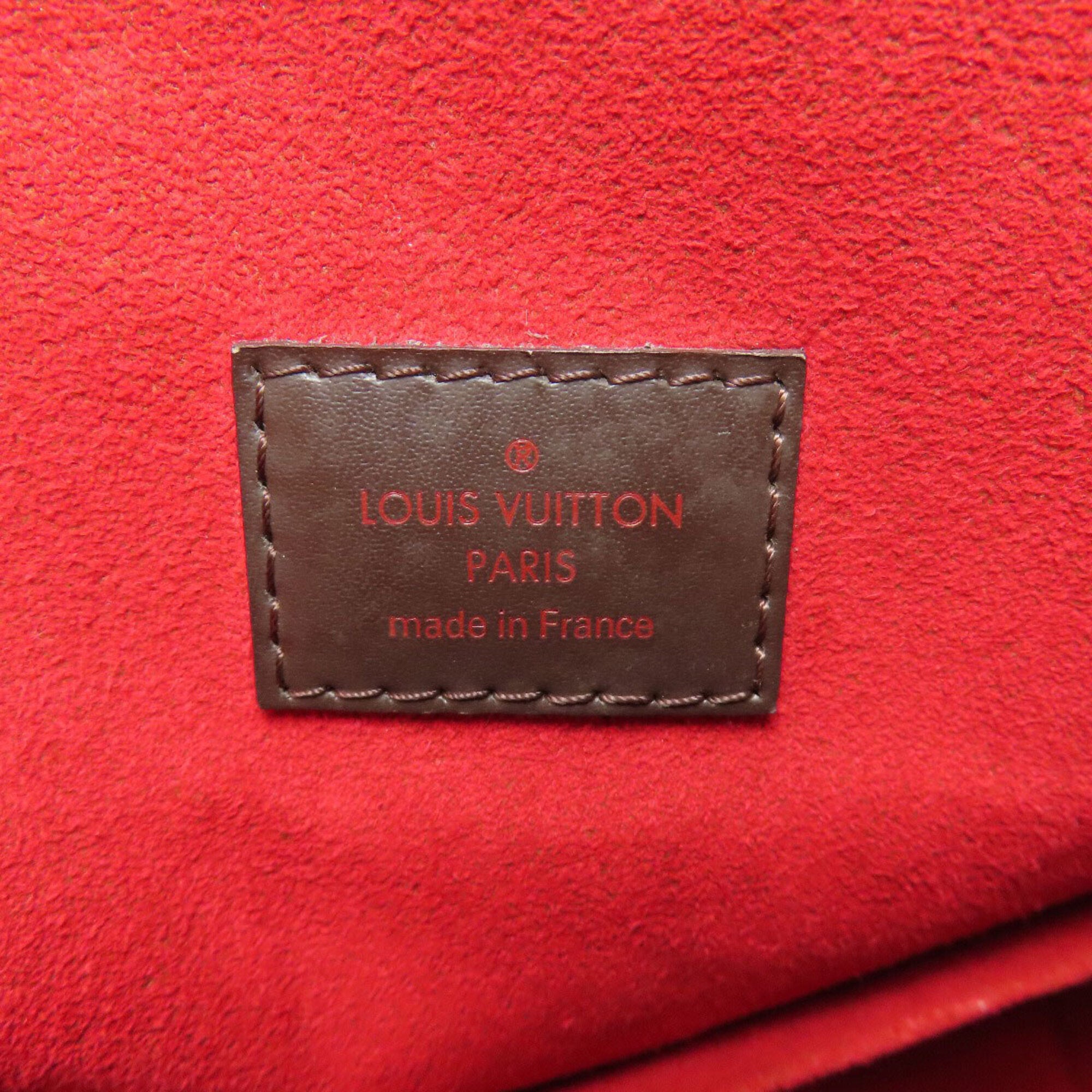 Louis Vuitton Damier Canvas Ebene Damier Canvas Tote Bag (Pre-Owned)