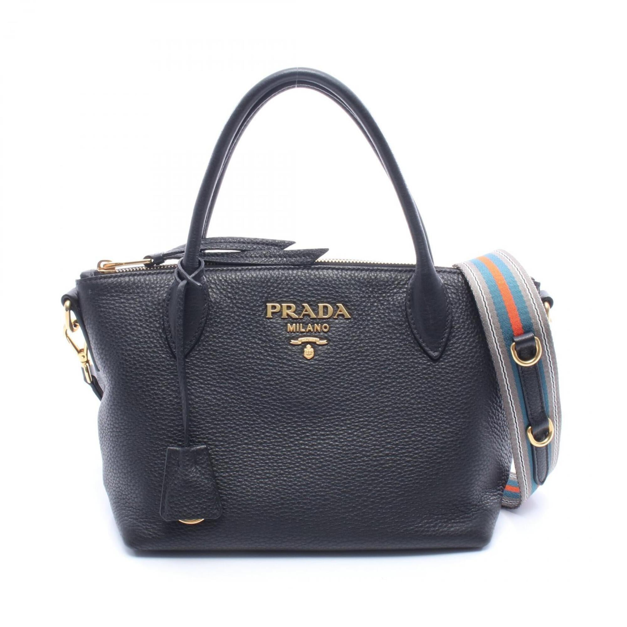 Prada Black Leather Handbag (Pre-Owned)