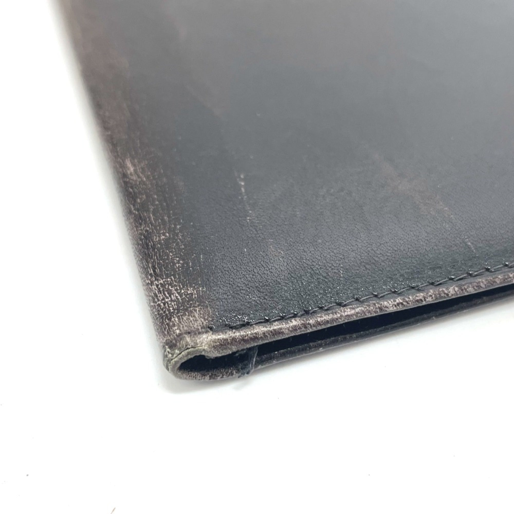 Celine Black Leather Long Wallet (Bi-Fold) (Pre-Owned)