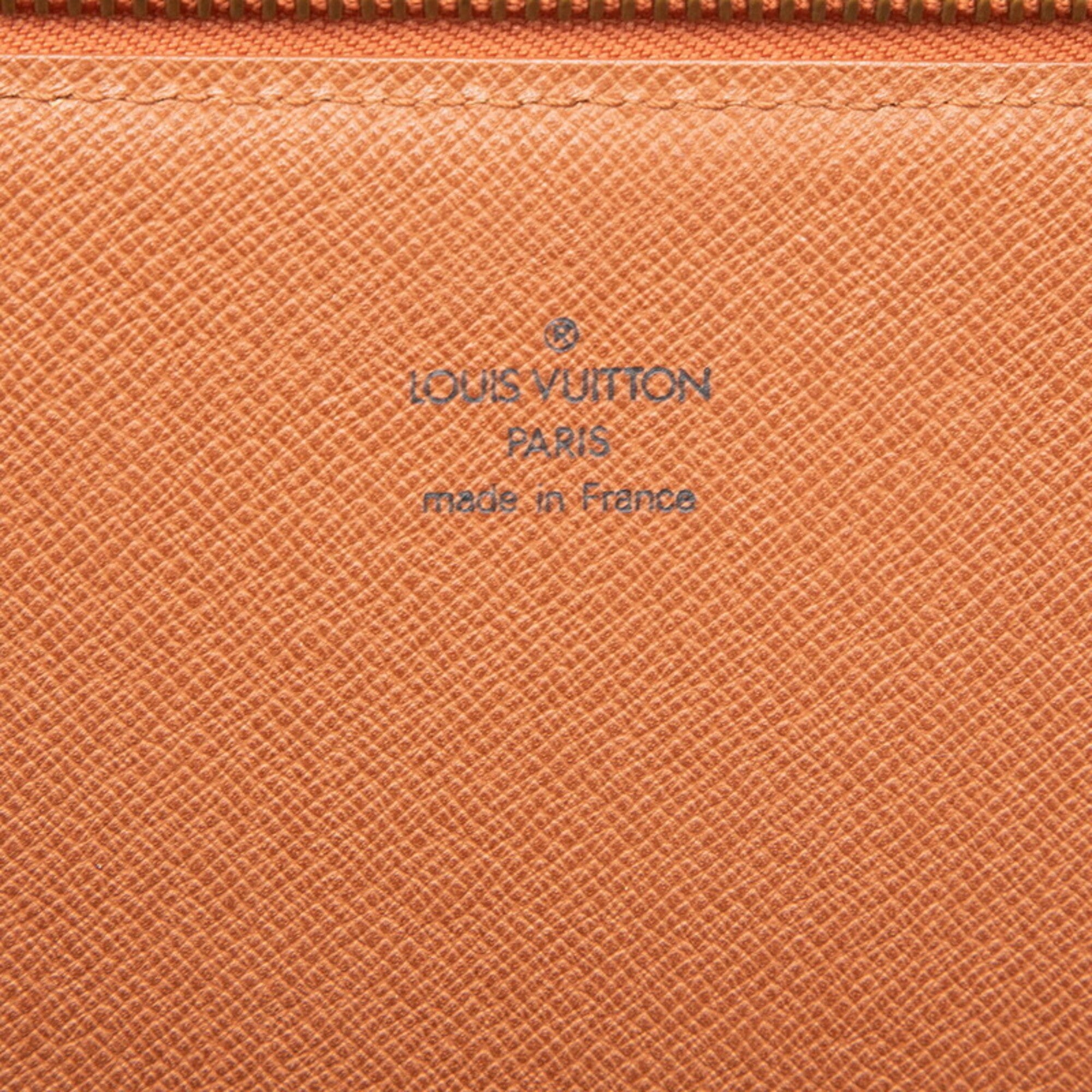 Louis Vuitton Epi Brown Gold Cipango Leather Clutch Bag (Pre-Owned)