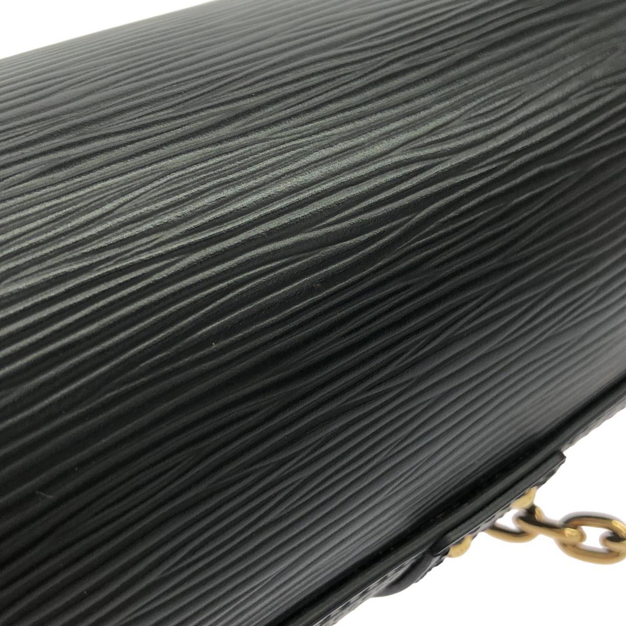 Louis Vuitton Epi Black Epi Leather Shoulder Bag (Pre-Owned)