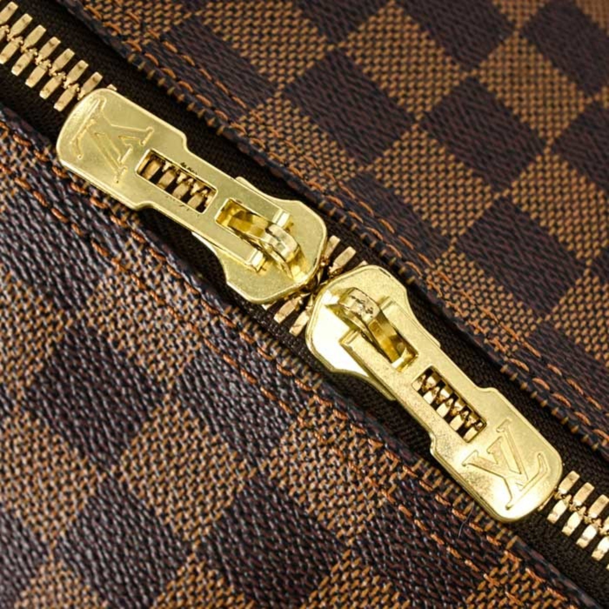 Louis Vuitton Brown Damier Canvas Damier Canvas Boston Bag (Pre-Owned)