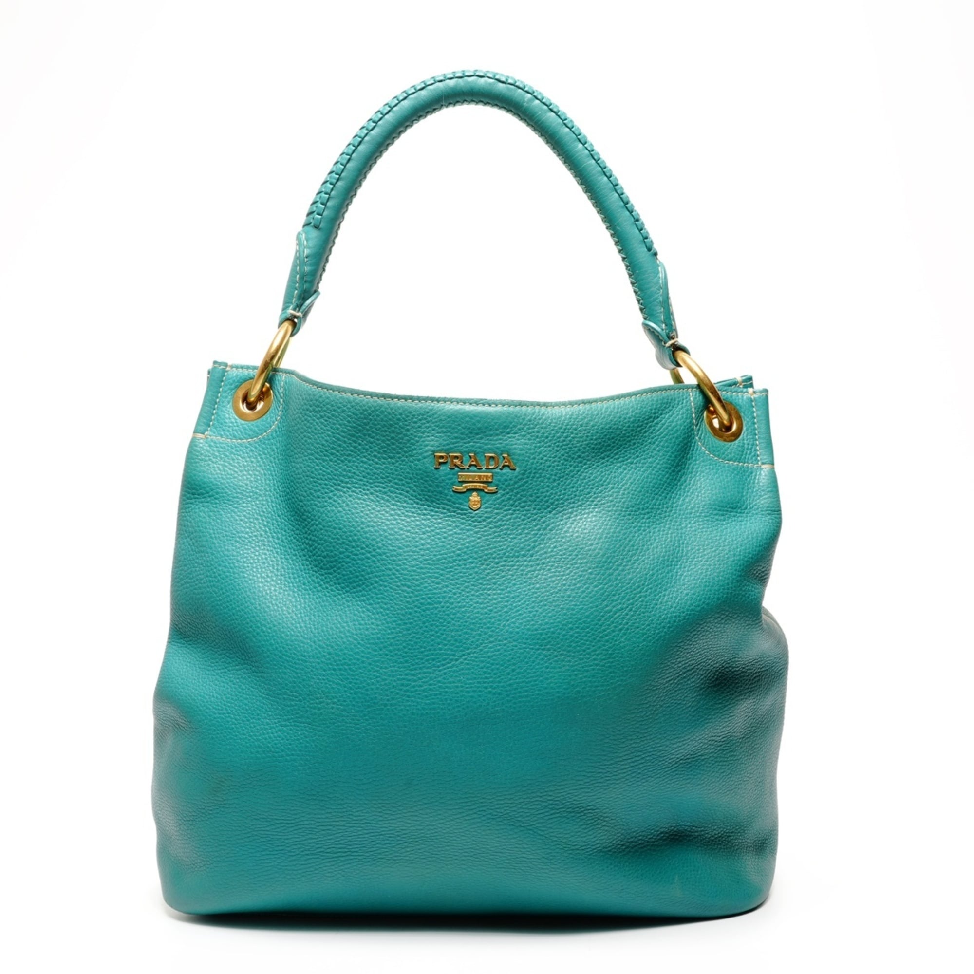 Prada Green Shoulder Bag (Pre-Owned)