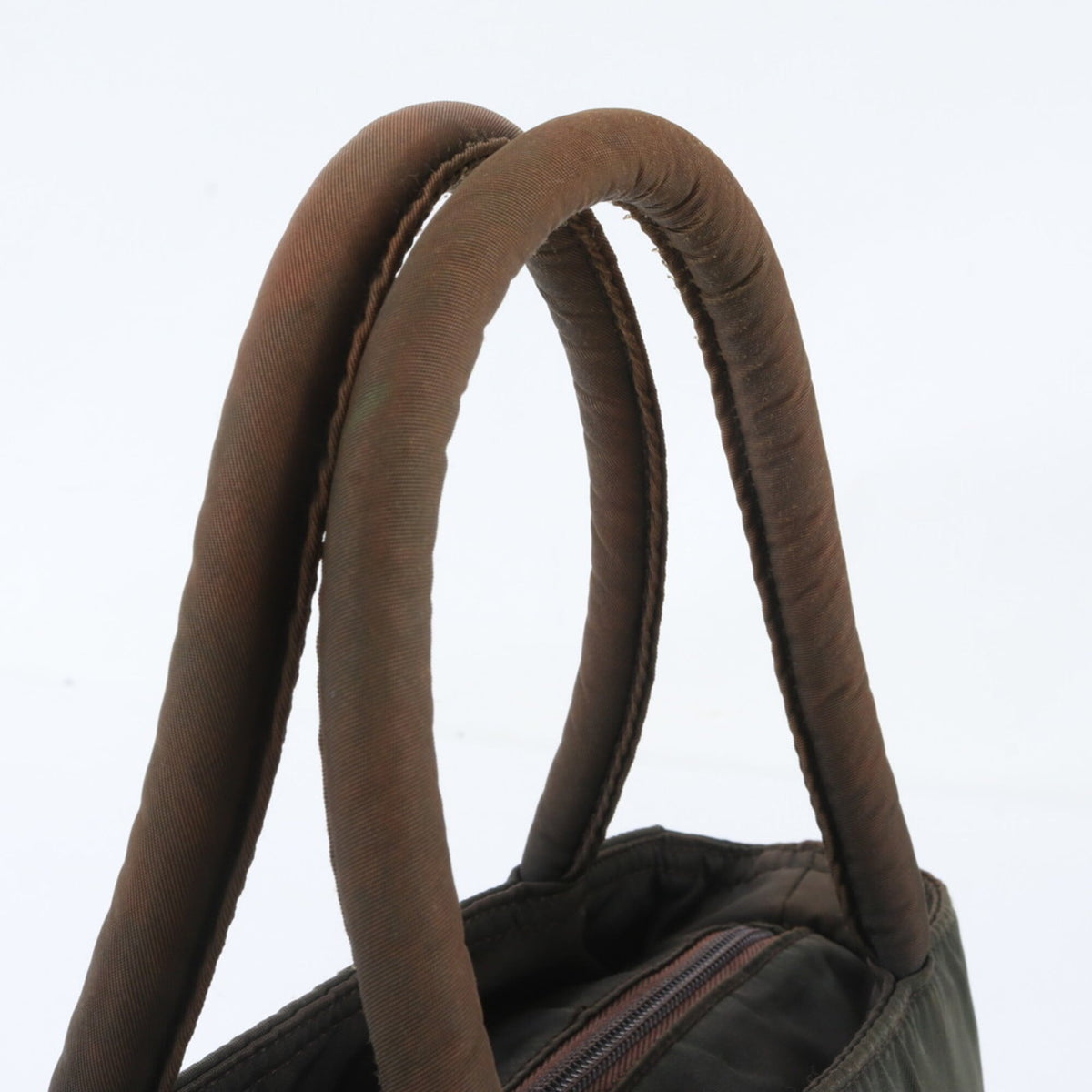 Prada Green Khaki Handbag Shoulder Bag Tote Bag (Pre-Owned)