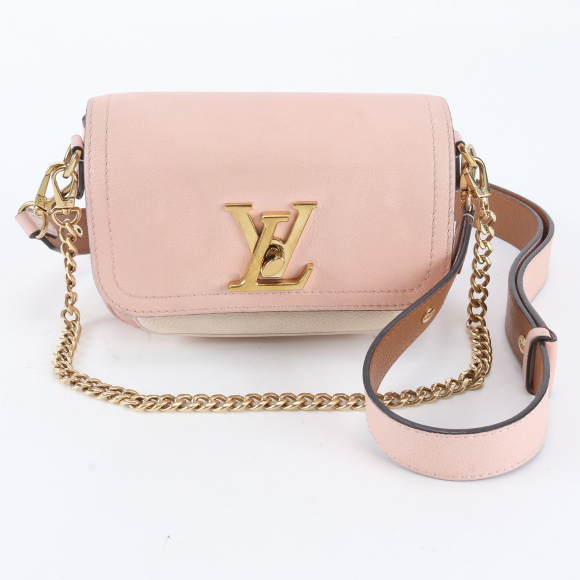 Louis Vuitton Leather Shoulder Bag (Pre-Owned)