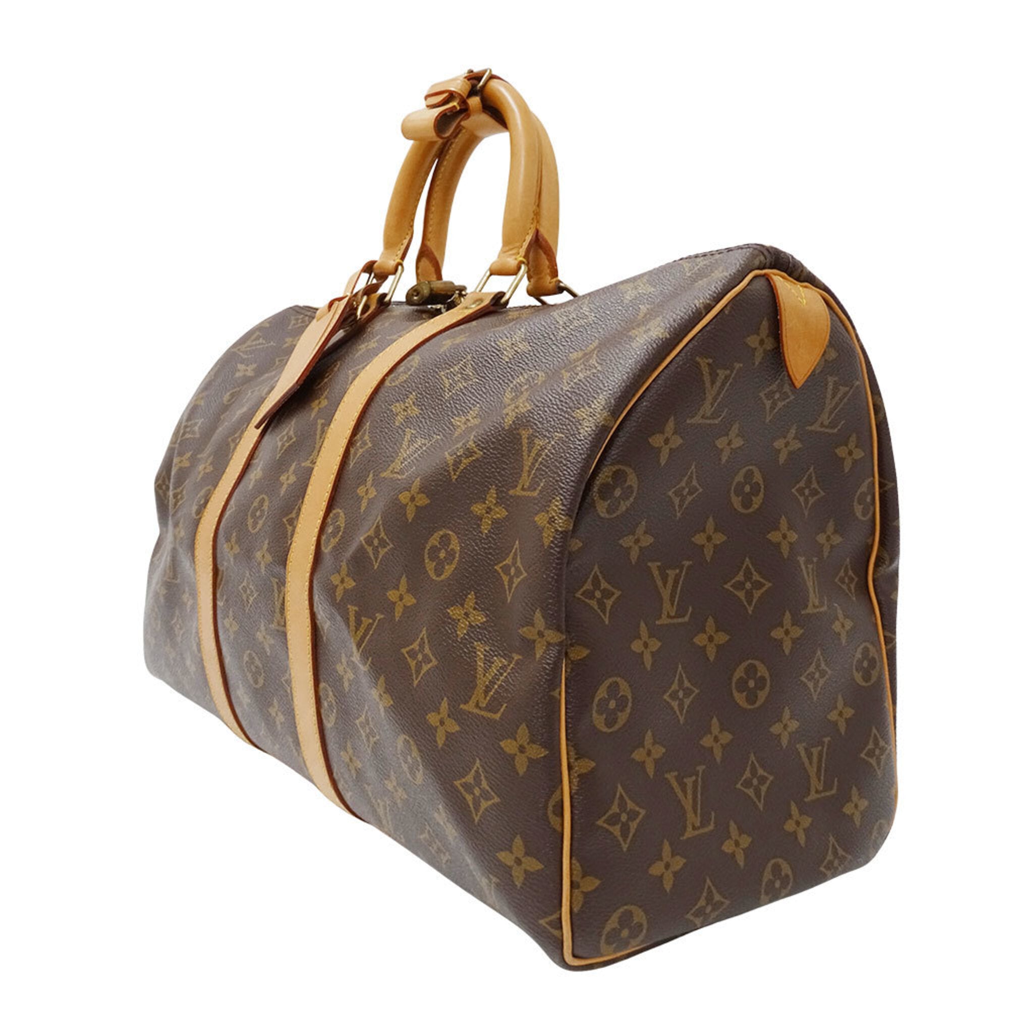 Louis Vuitton Brown Monogram Monogram Boston Bag Handbag (Pre-Owned)