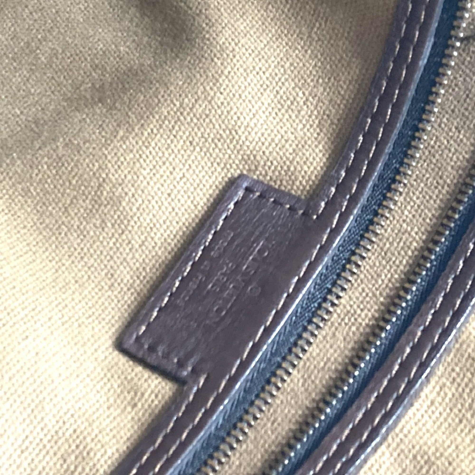 Louis Vuitton Brown Galle Utah Leather Briefcase Handbag Tote Bag (Pre-Owned)