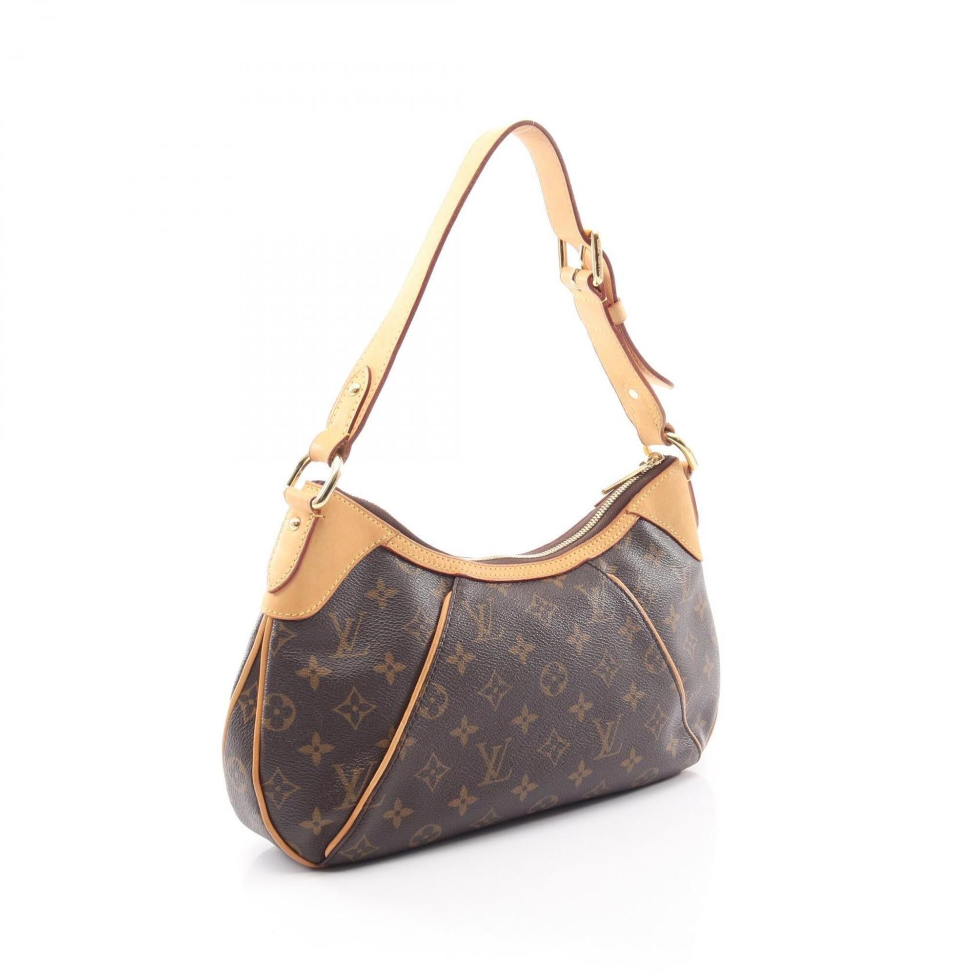 Louis Vuitton Brown Coated Canvas Pvc Monogram Leather Handbag Shoulder Bag (Pre-Owned)