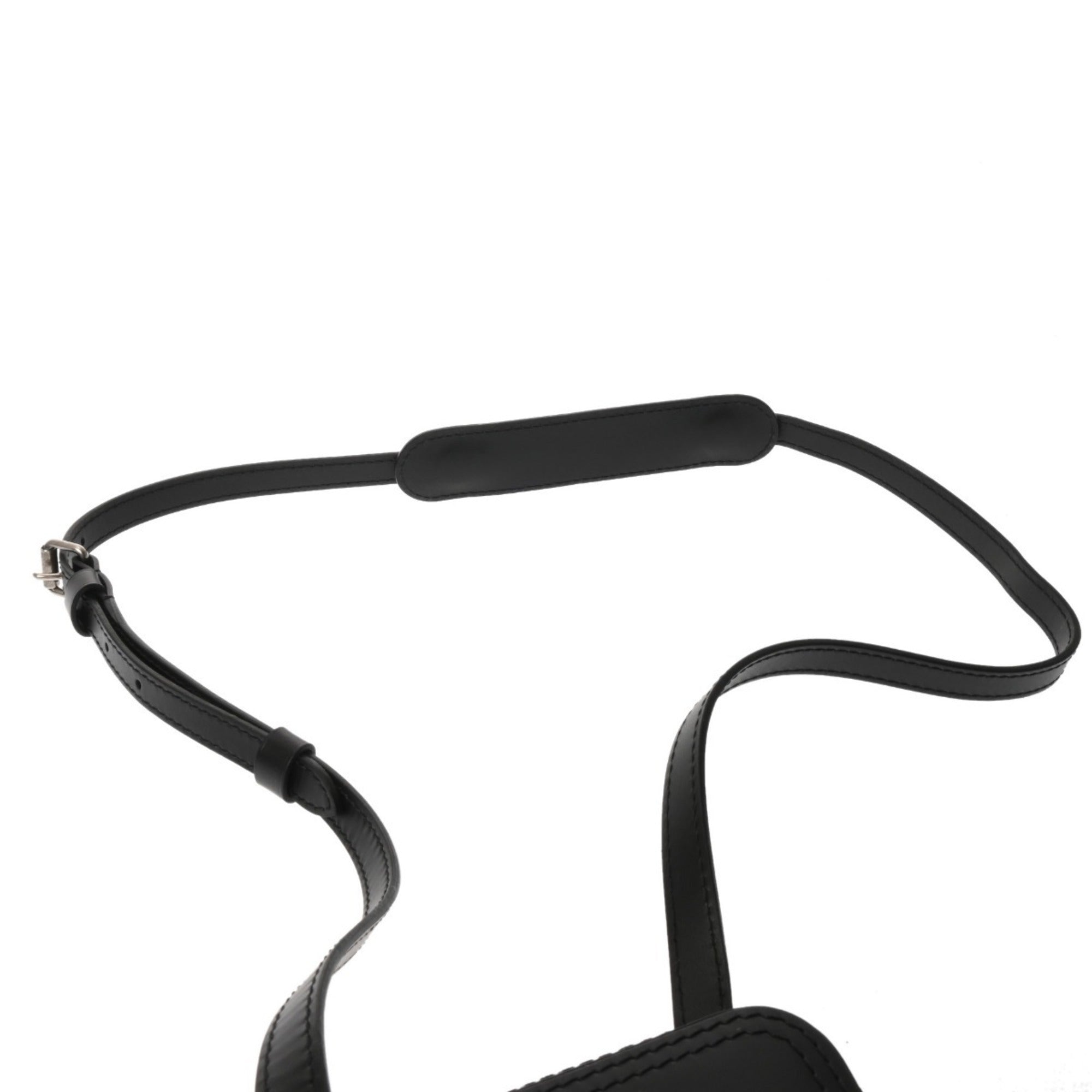 Louis Vuitton Black Leather Shoulder Bag