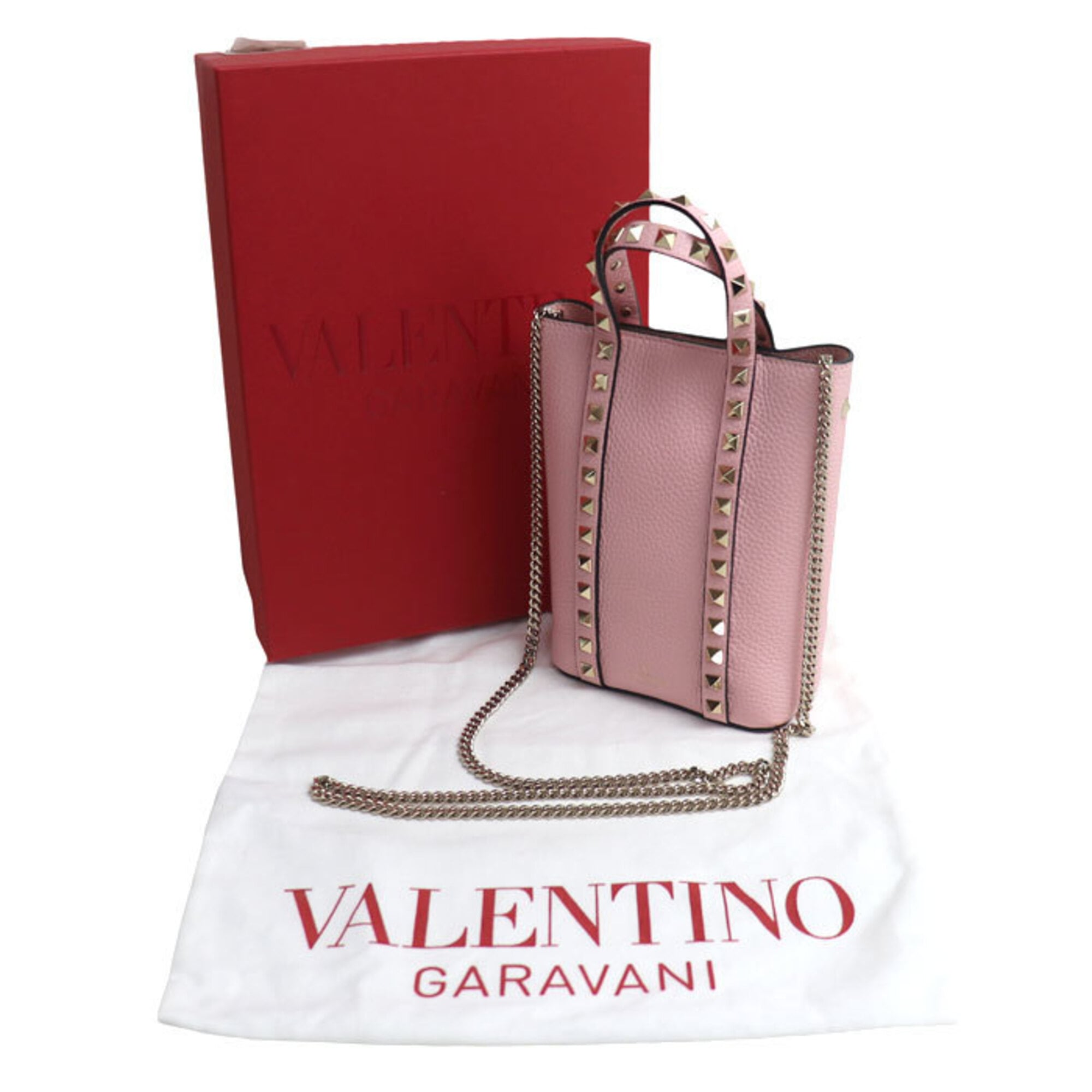 Valentino Pink Leather Handbag (Pre-Owned)