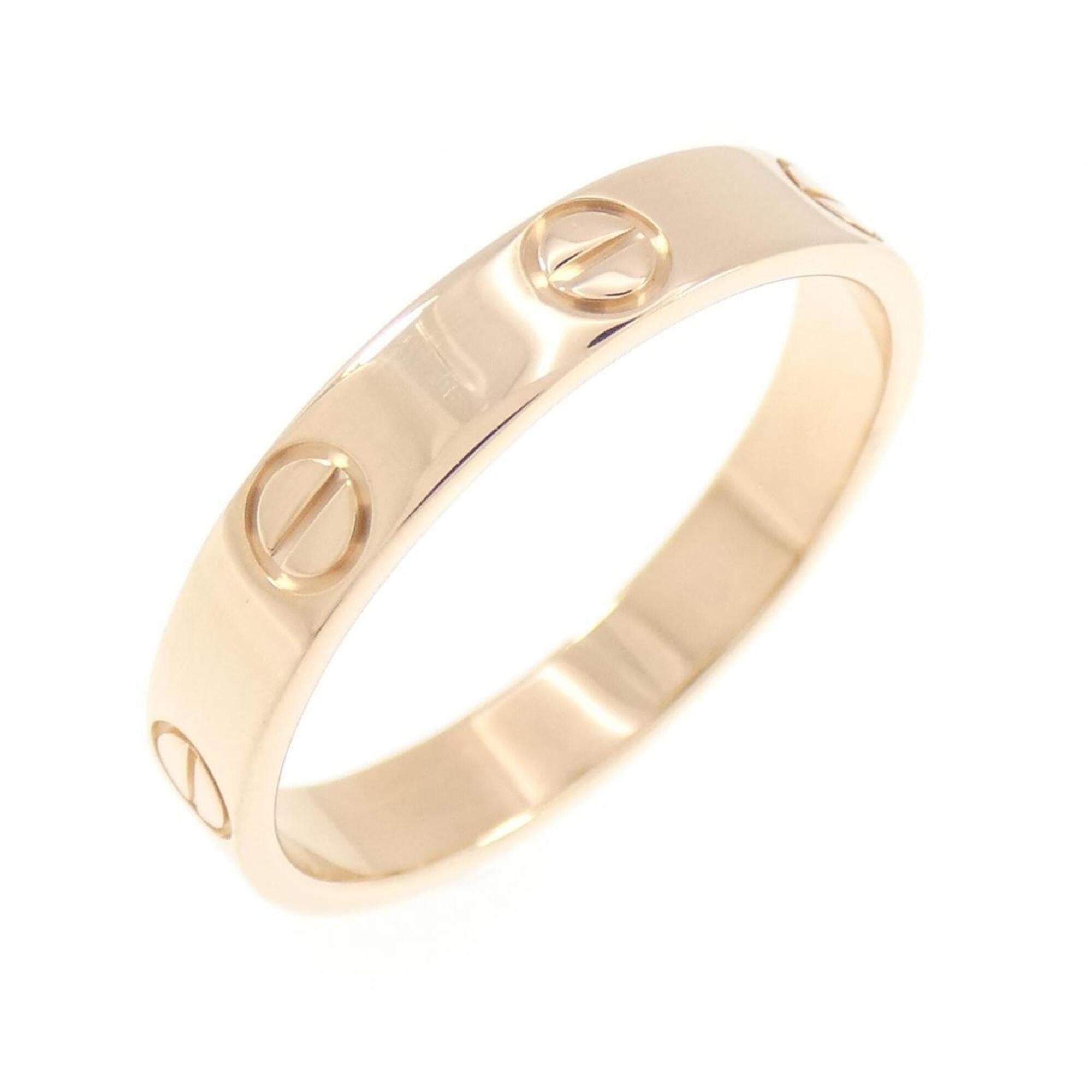 Cartier Love Pink Gold (18K) Band Ring (Pre-Owned)