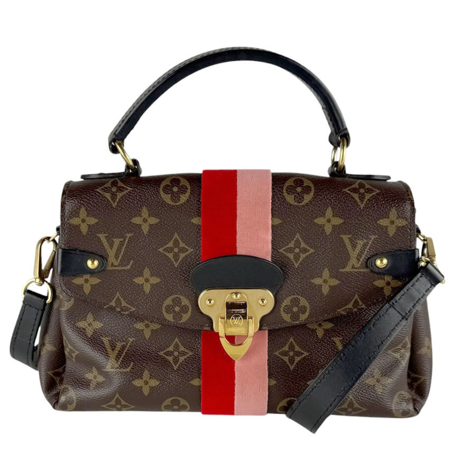 Louis Vuitton Coquelicots Monogram Peche Monogram Handbag Shoulder Bag (Pre-Owned)