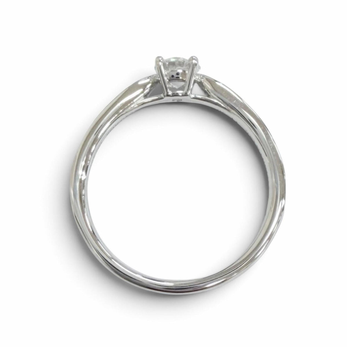 Tiffany Platinum Platinum 950 Band Ring (Pre-Owned)