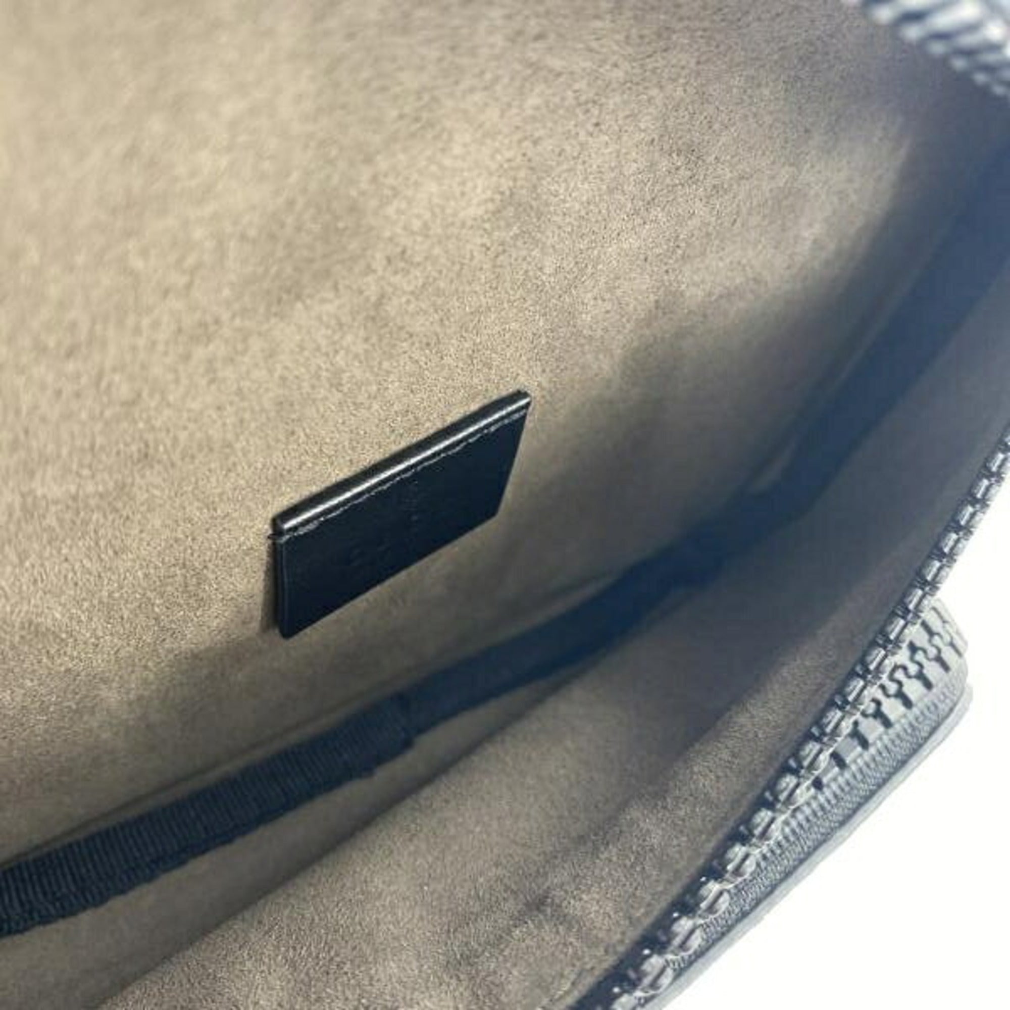 Gucci Black Charcoal Gray Gg Supreme Sling Bag (Pre-Owned)