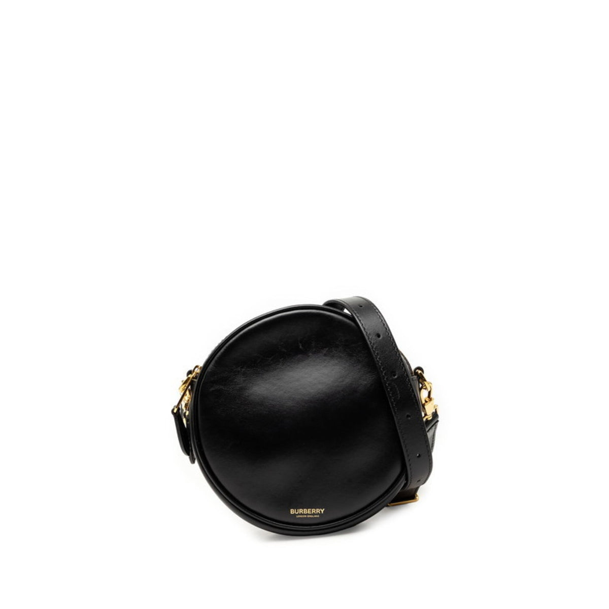 Burberry Black Leather Shoulder Bag (Pre-Owned)