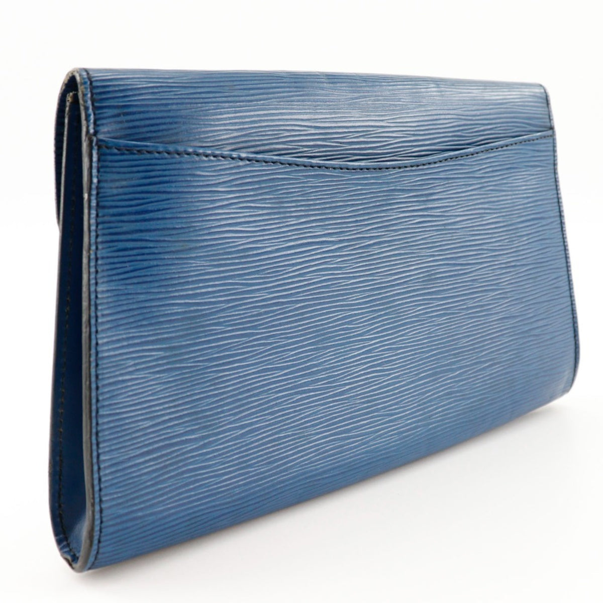 Louis Vuitton Blue Toledo Blue Epi Leather Clutch Bag (Pre-Owned)
