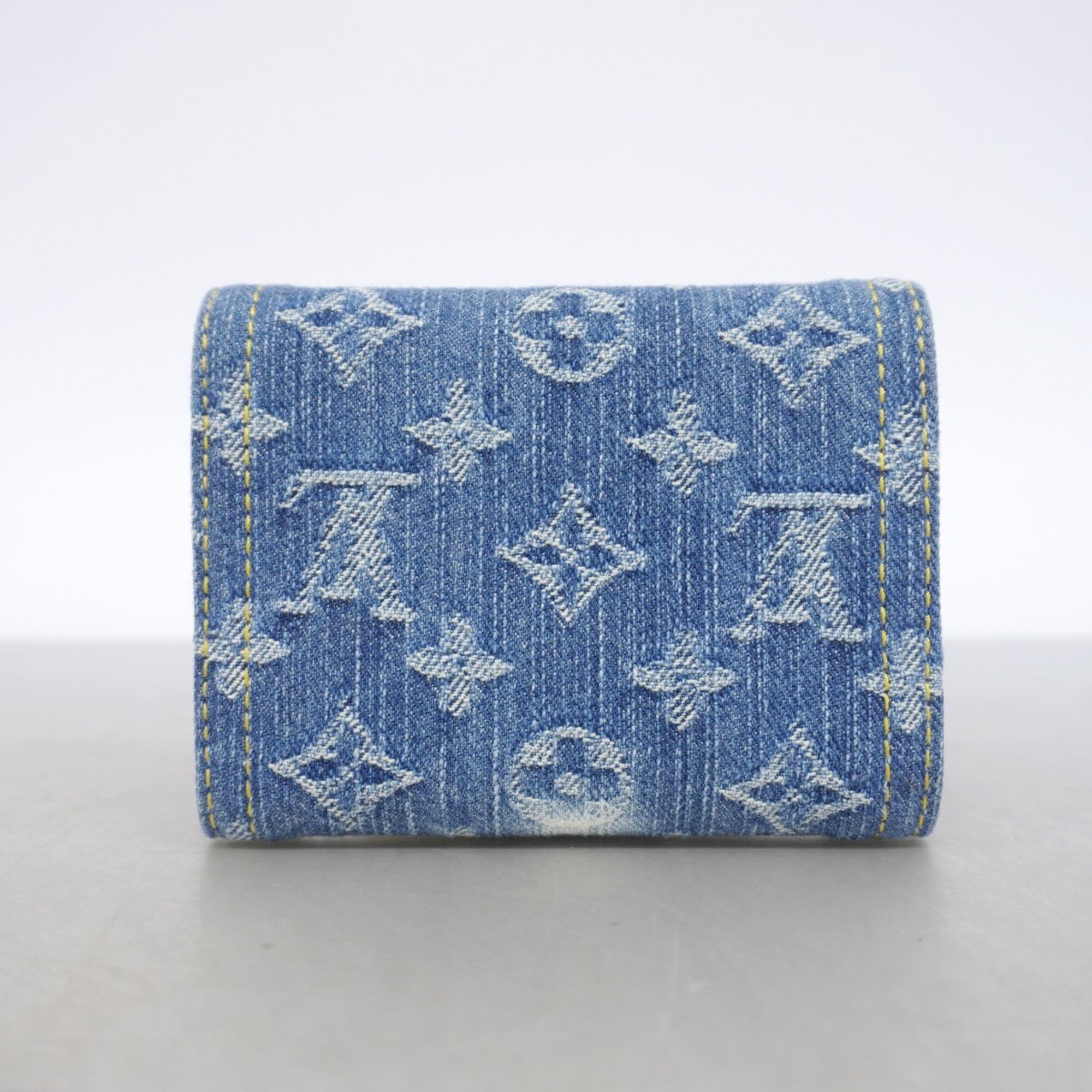 Louis Vuitton Blue Wallet (Tri-Fold) (Pre-Owned)