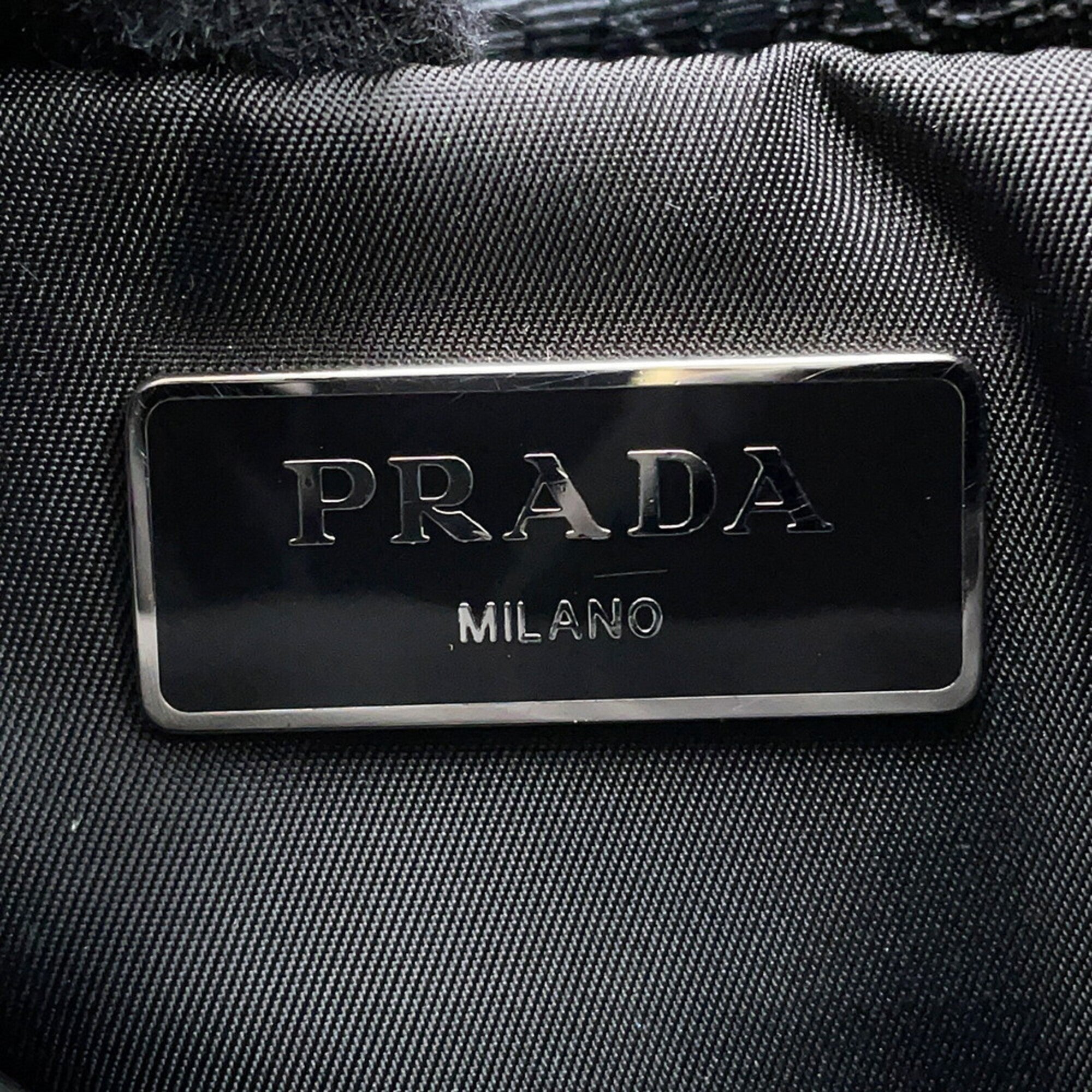 Prada Black Nylon Backpack (Pre-Owned)