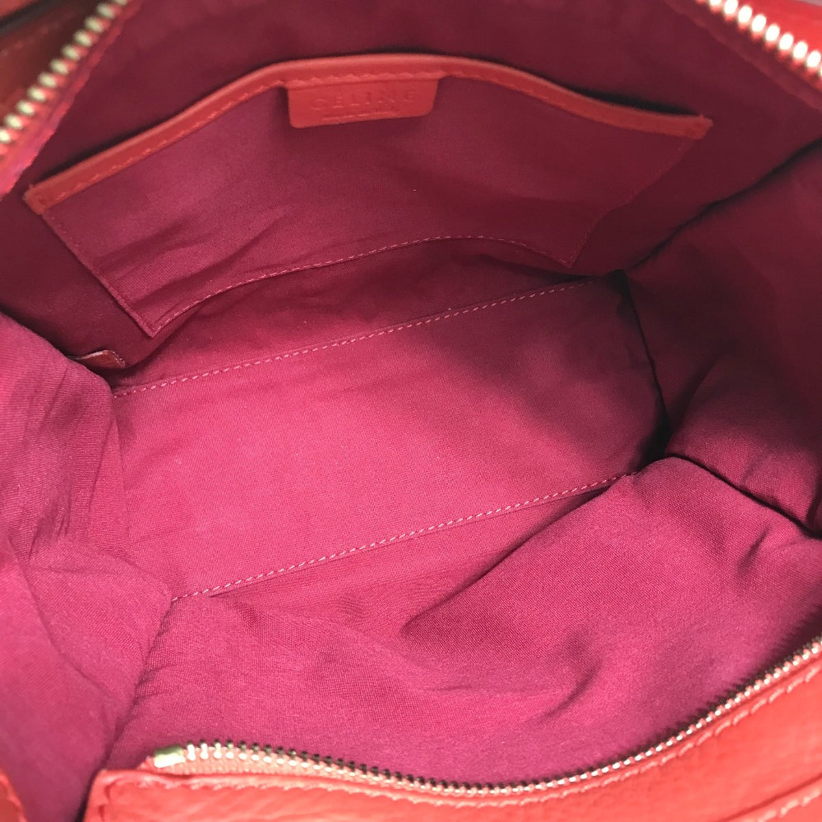 Celine Red Leather Handbag (Pre-Owned)