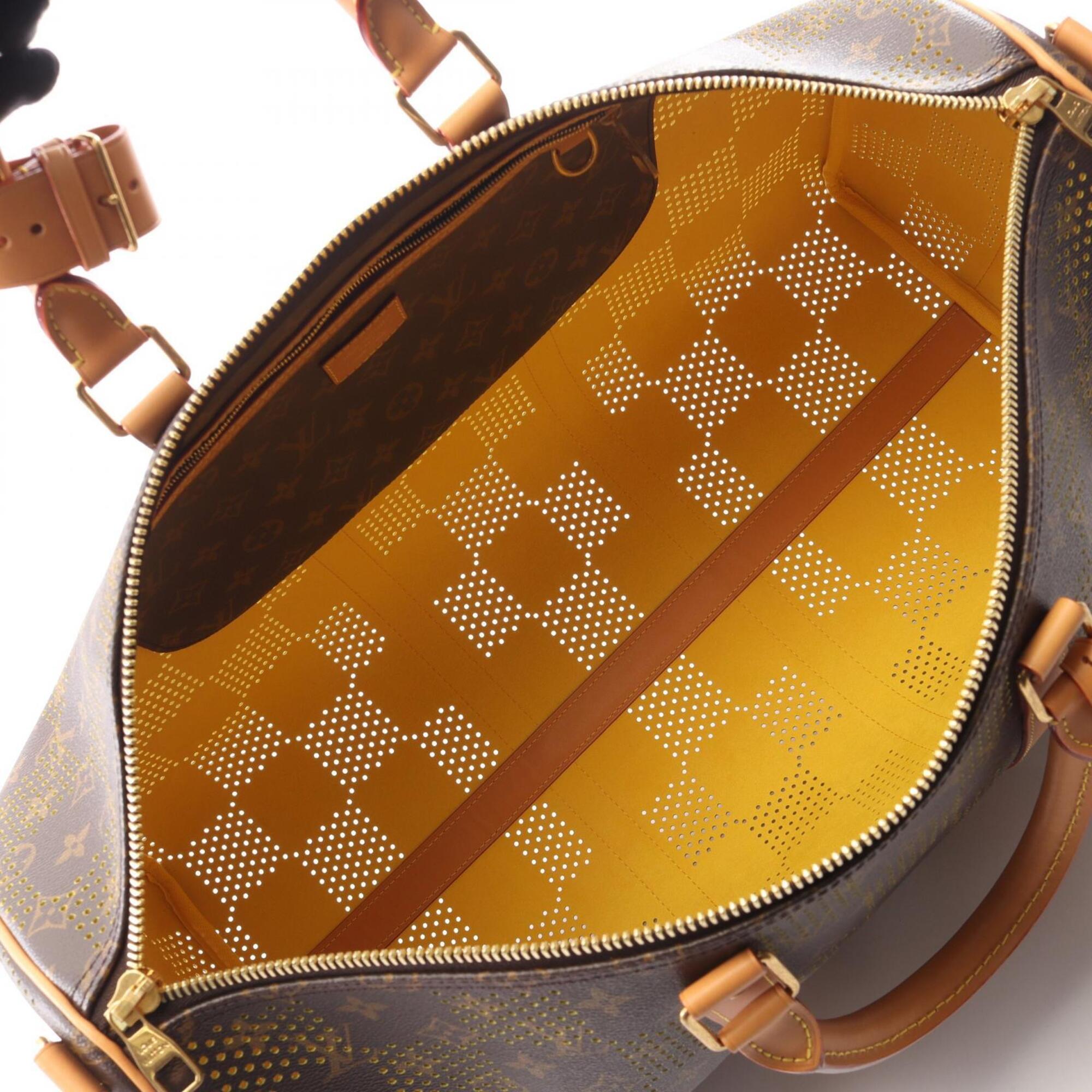 Louis Vuitton Monogram Brown Monogram Leather Boston Bag (Pre-Owned)