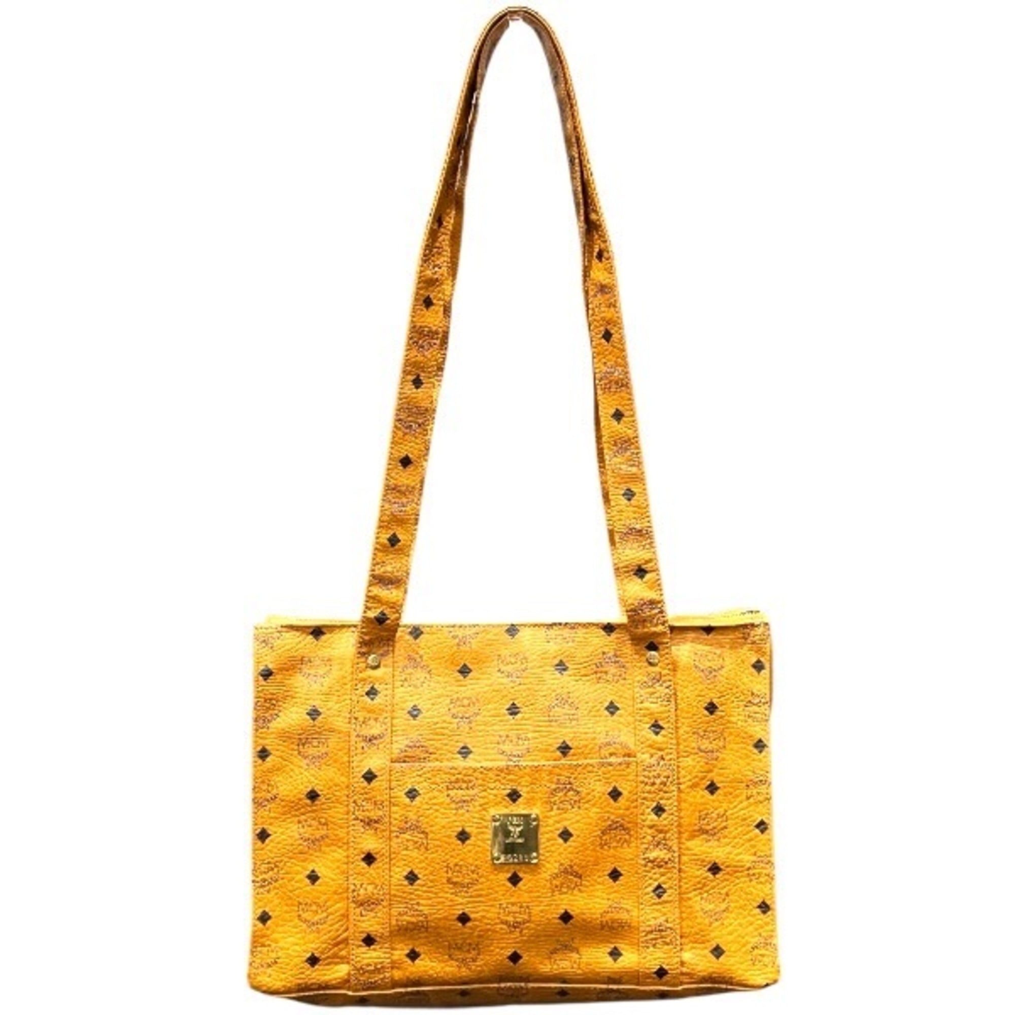 Mcm Camel Leather Tote Bag (Pre-Owned)