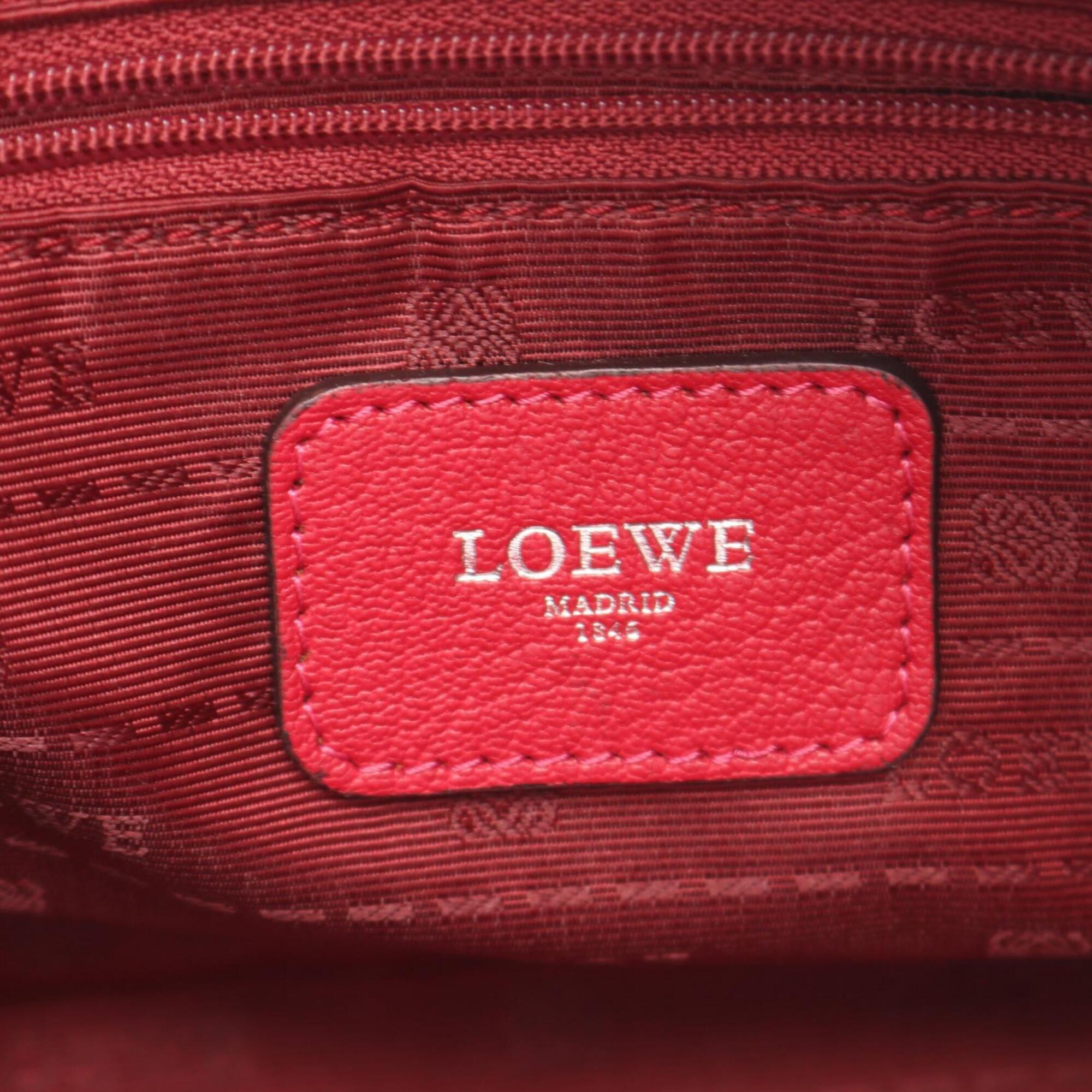 Loewe Pink Leather Handbag (Pre-Owned)
