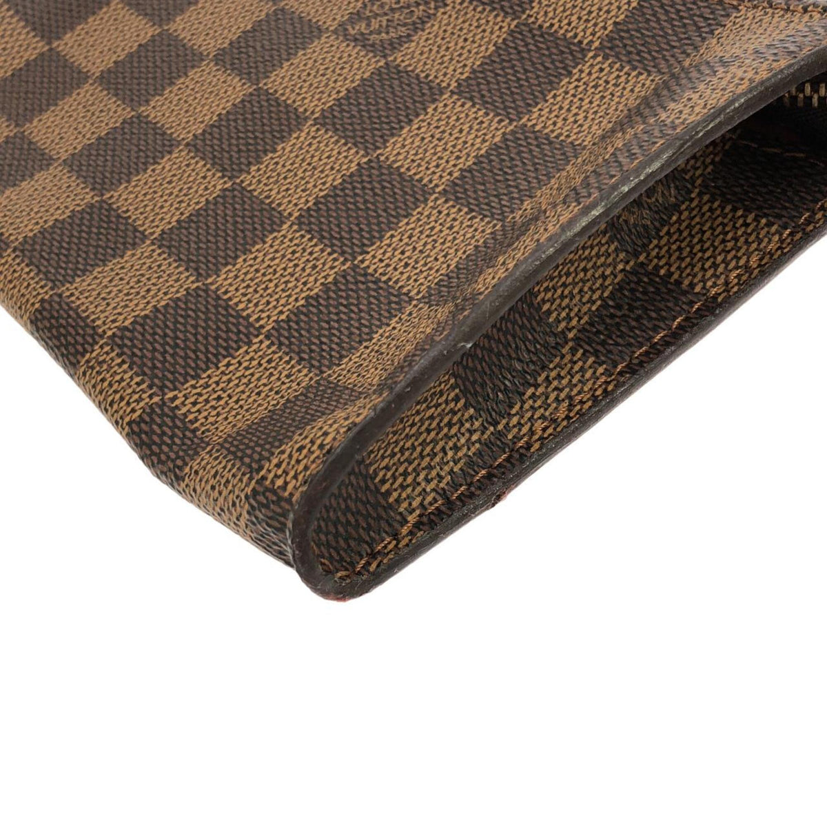 Louis Vuitton Ebene Coated Canvas Pouch Shoulder Bag (Pre-Owned)