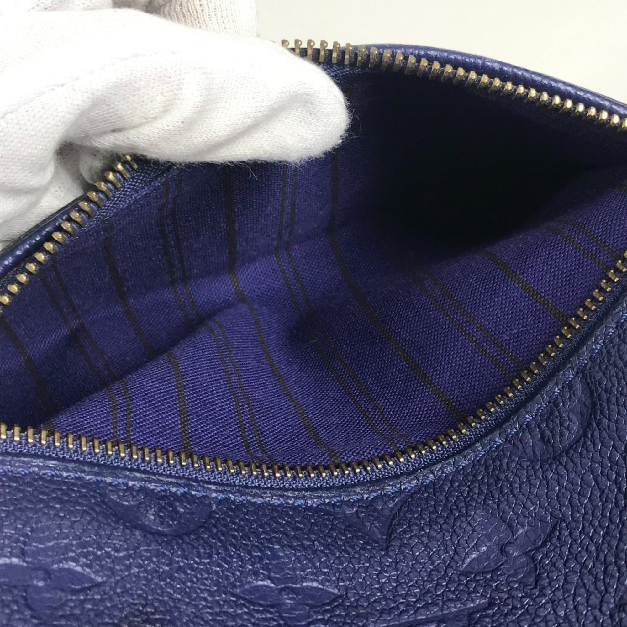 Louis Vuitton Iris Monogram Empreinte Leather Shoulder Bag Tote Bag (Pre-Owned)