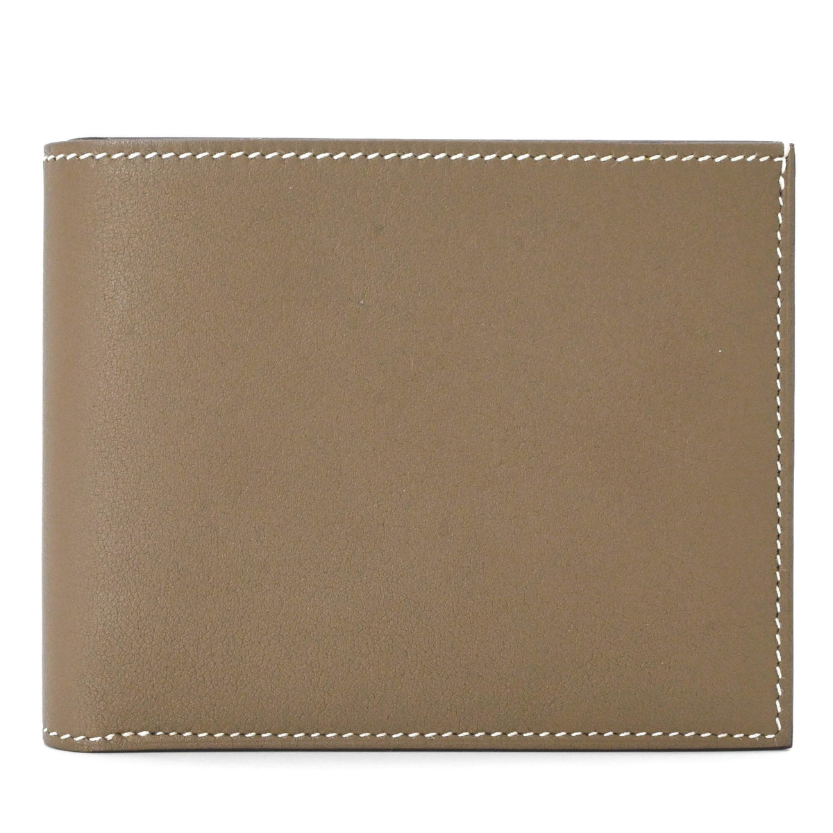 Hermes Etoupe Gray Grayish Epsom Leather Wallet (Bi-Fold) (Pre-Owned)