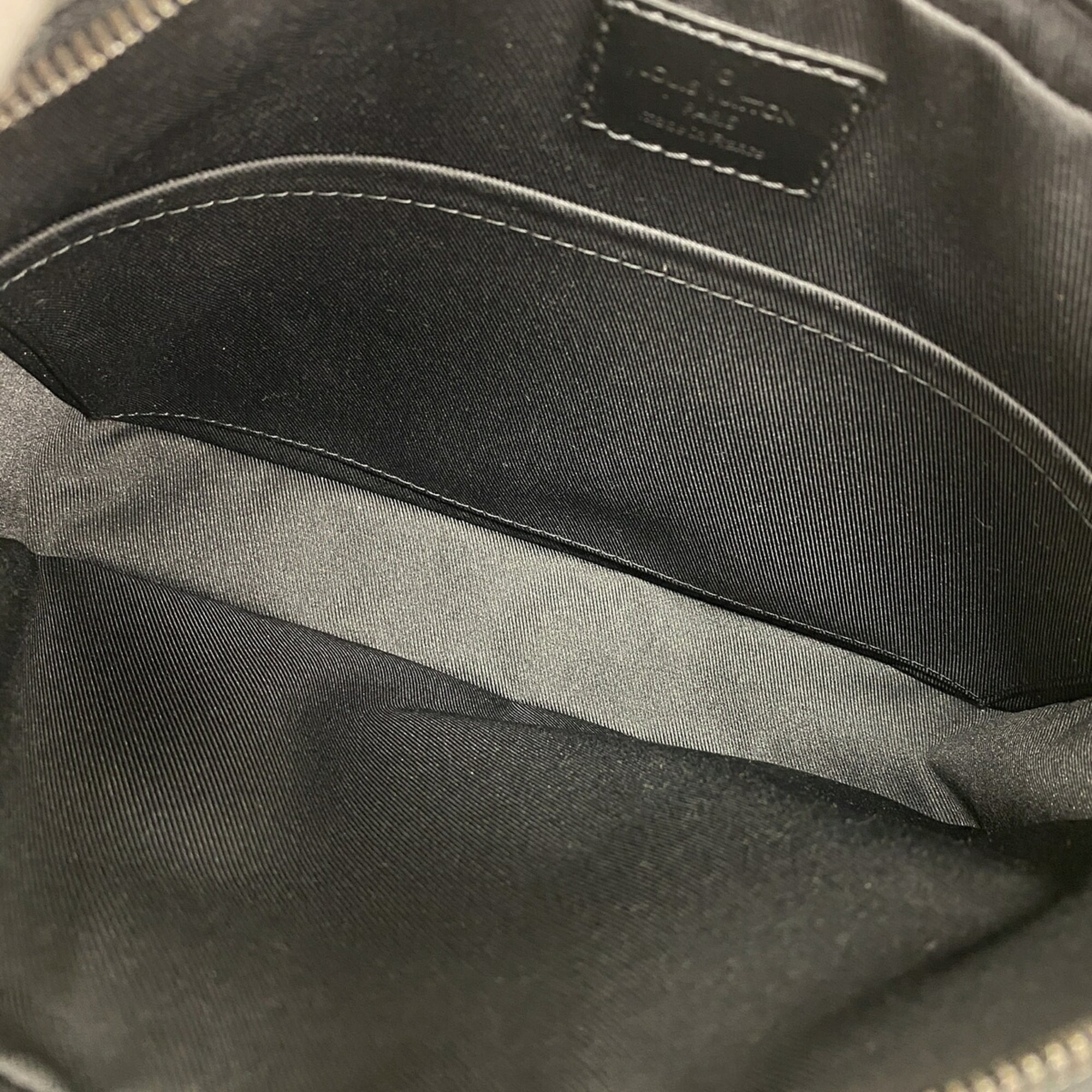 Louis Vuitton Black Gray Shoulder Bag (Pre-Owned)