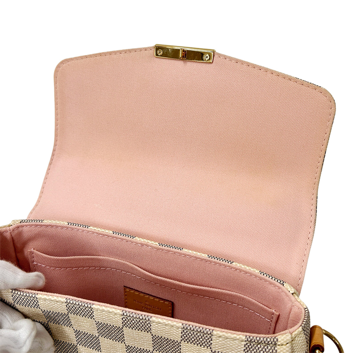 Louis Vuitton Damier Azur Damier Azur Canvas Handbag Shoulder Bag (Pre-Owned)