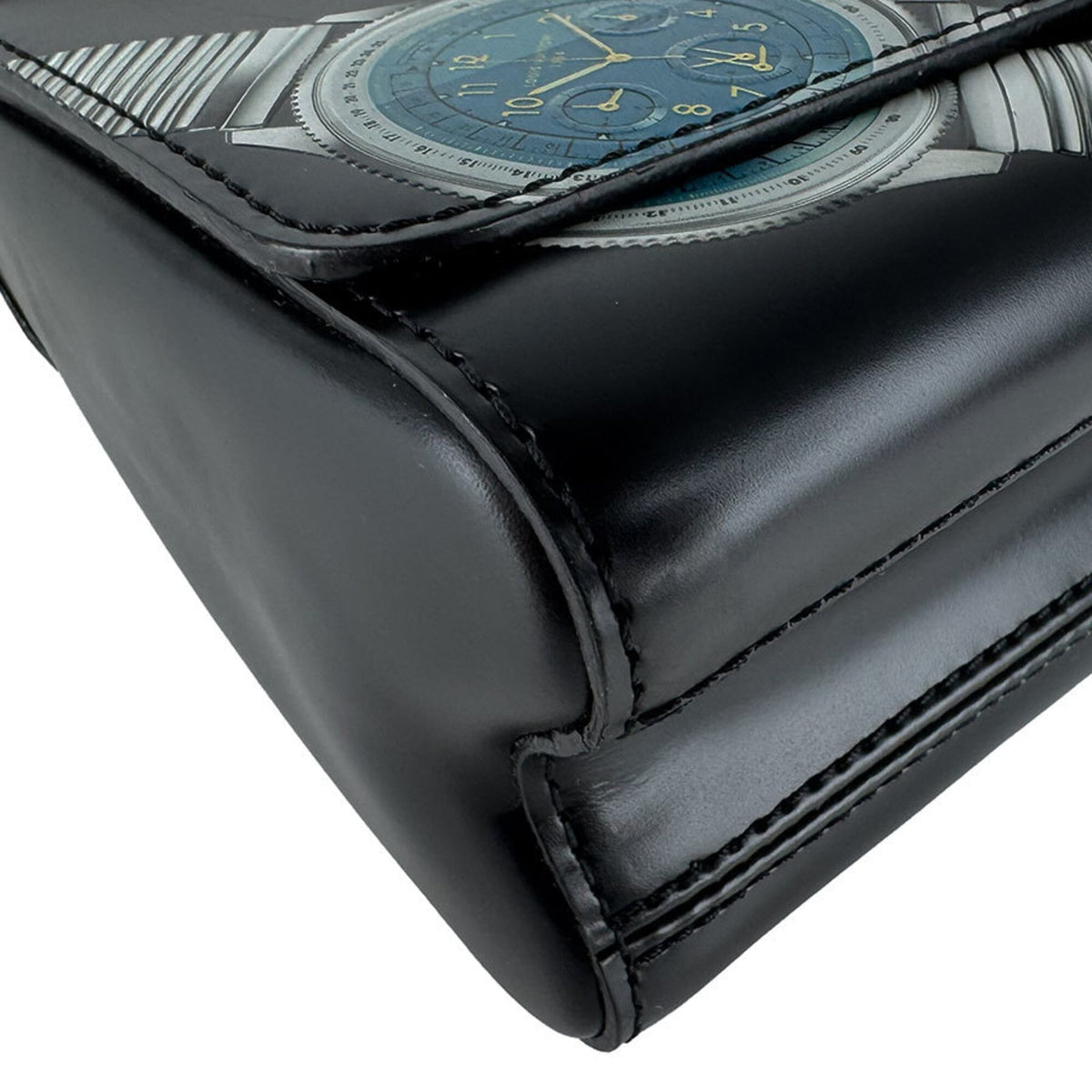 Louis Vuitton Black Multi-Color Leather Shoulder Bag (Pre-Owned)