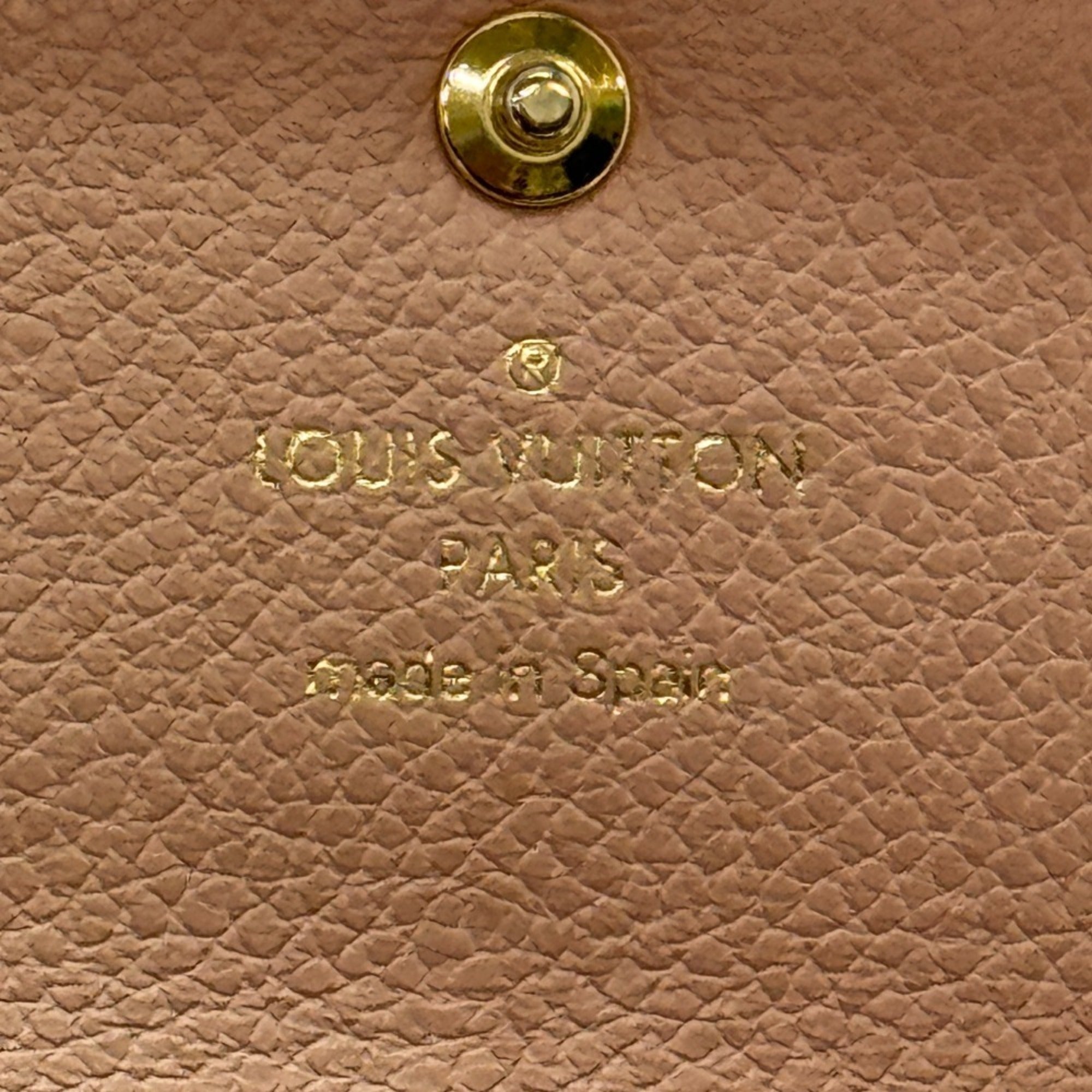 Louis Vuitton Monogram Empreinte Pink Leather Wallet (Bi-Fold) (Pre-Owned)