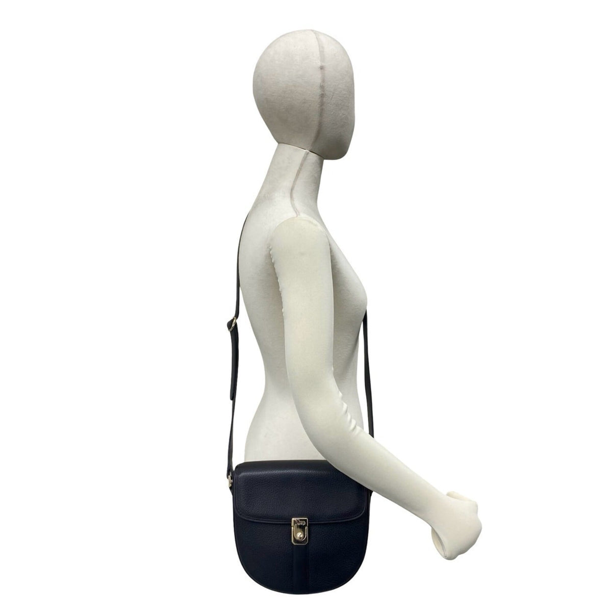 Burberry Black Leather Pochette Shoulder Bag (Pre-Owned)