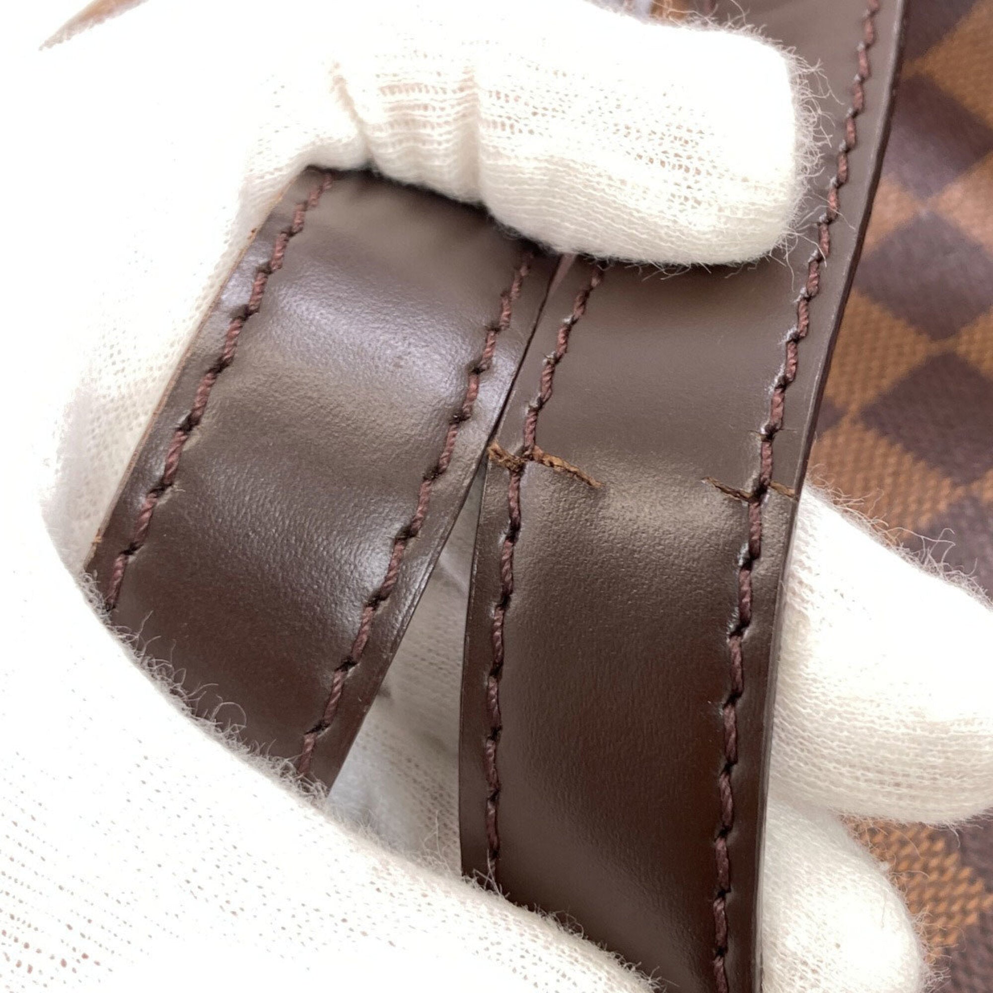 Louis Vuitton Damier Canvas Ebene Damier Canvas Backpack (Pre-Owned)